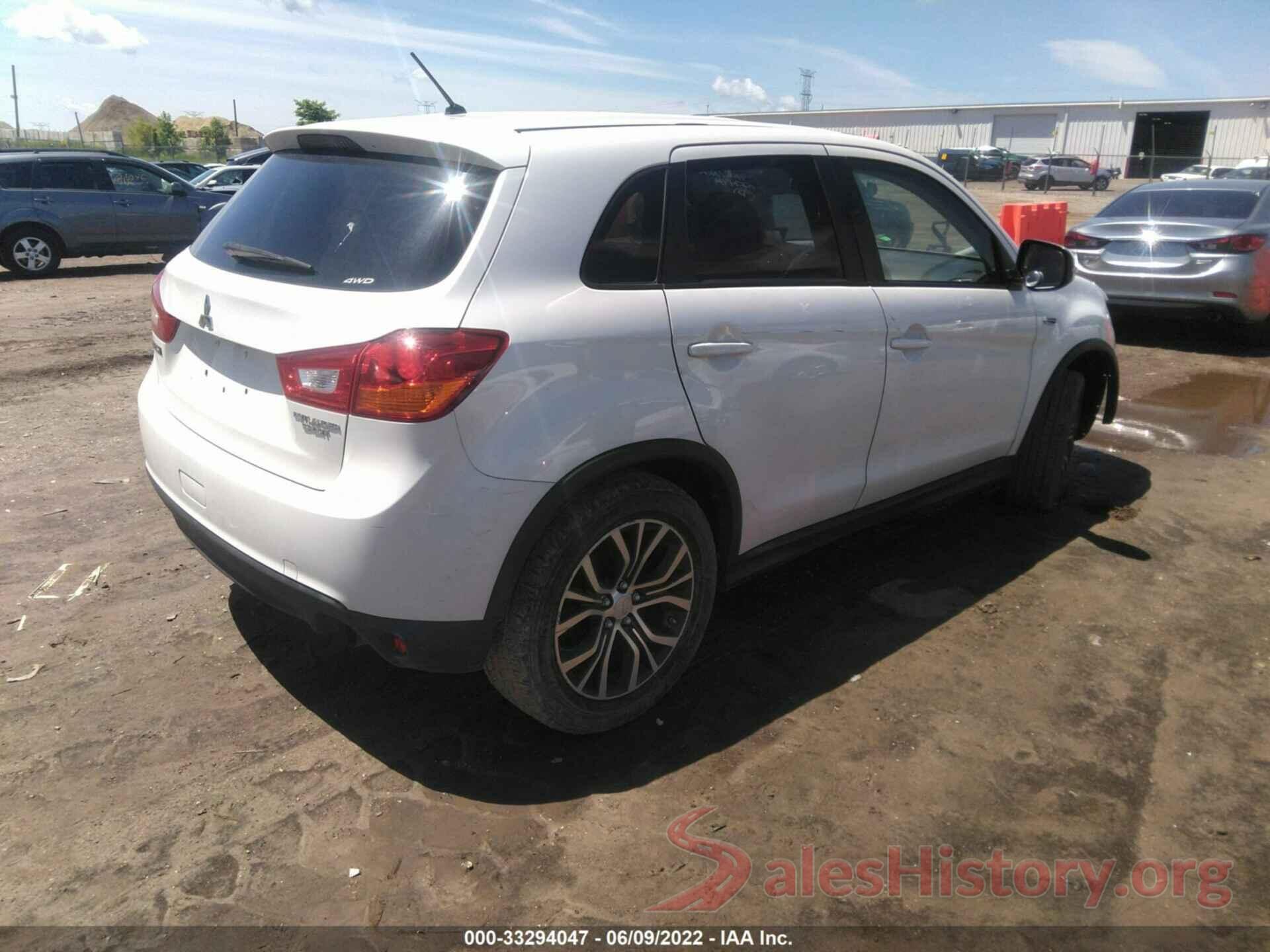 JA4AR3AU0GZ027454 2016 MITSUBISHI OUTLANDER SPORT