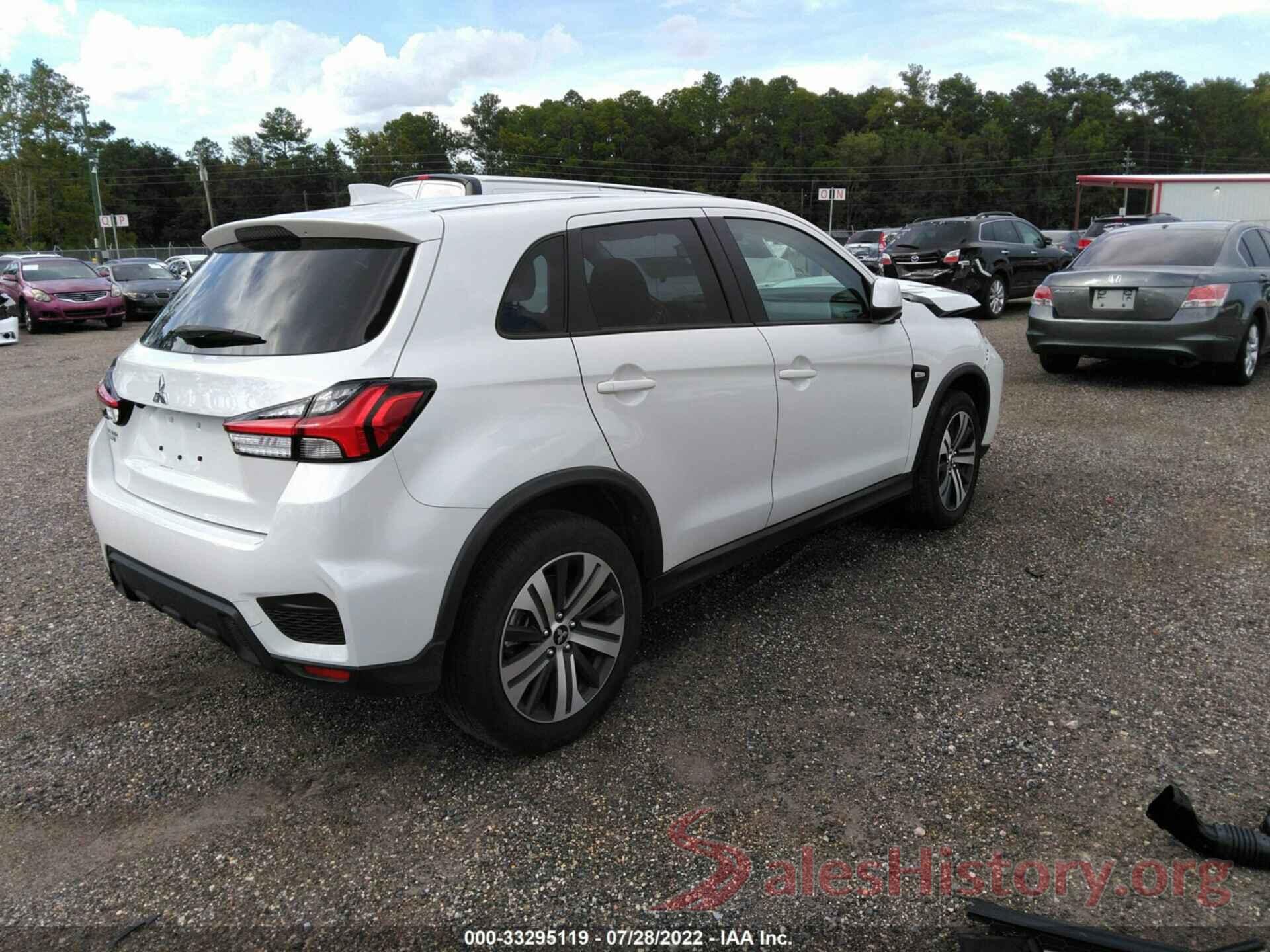 JA4APUAU0MU008391 2021 MITSUBISHI OUTLANDER SPORT