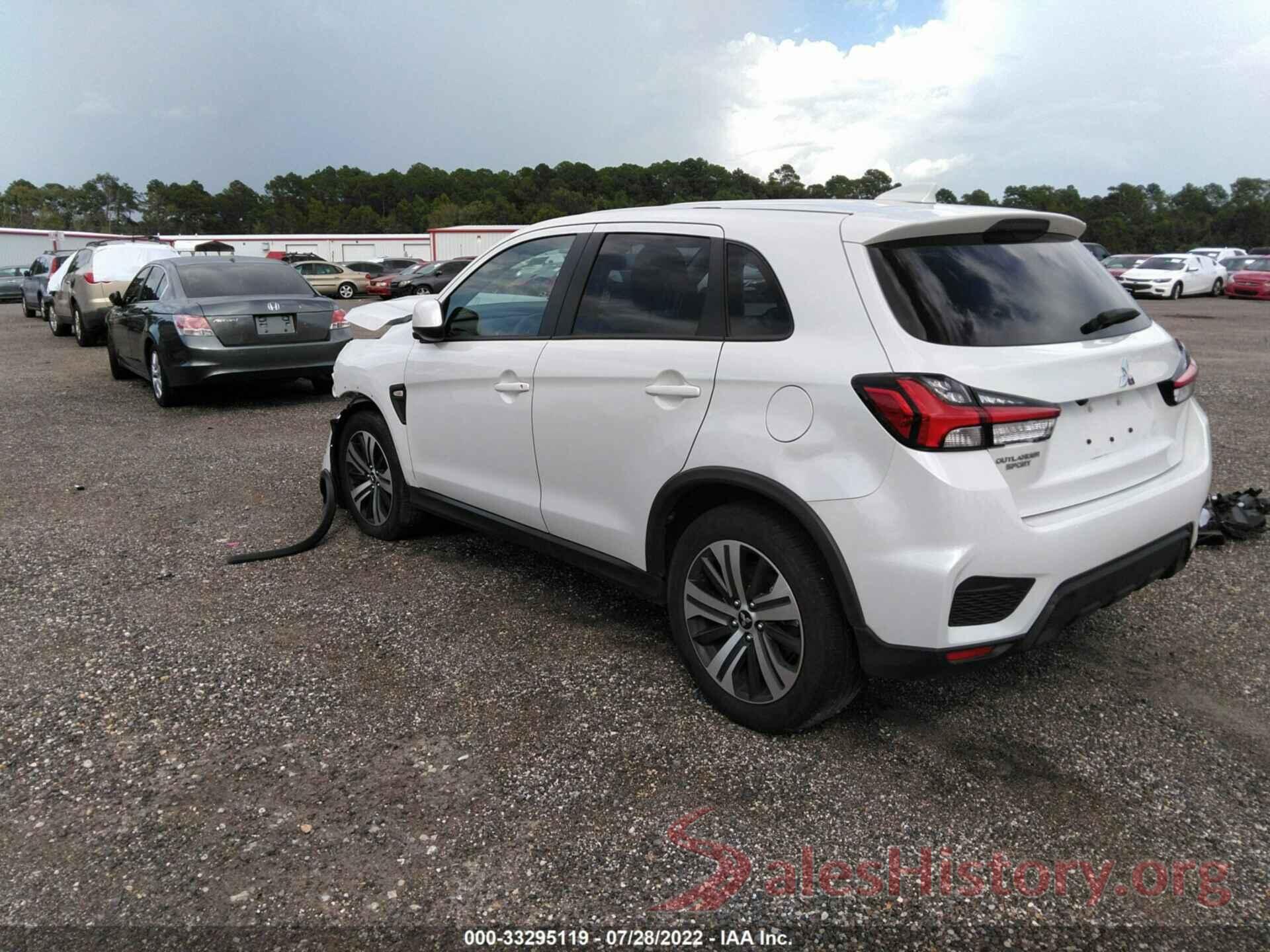 JA4APUAU0MU008391 2021 MITSUBISHI OUTLANDER SPORT