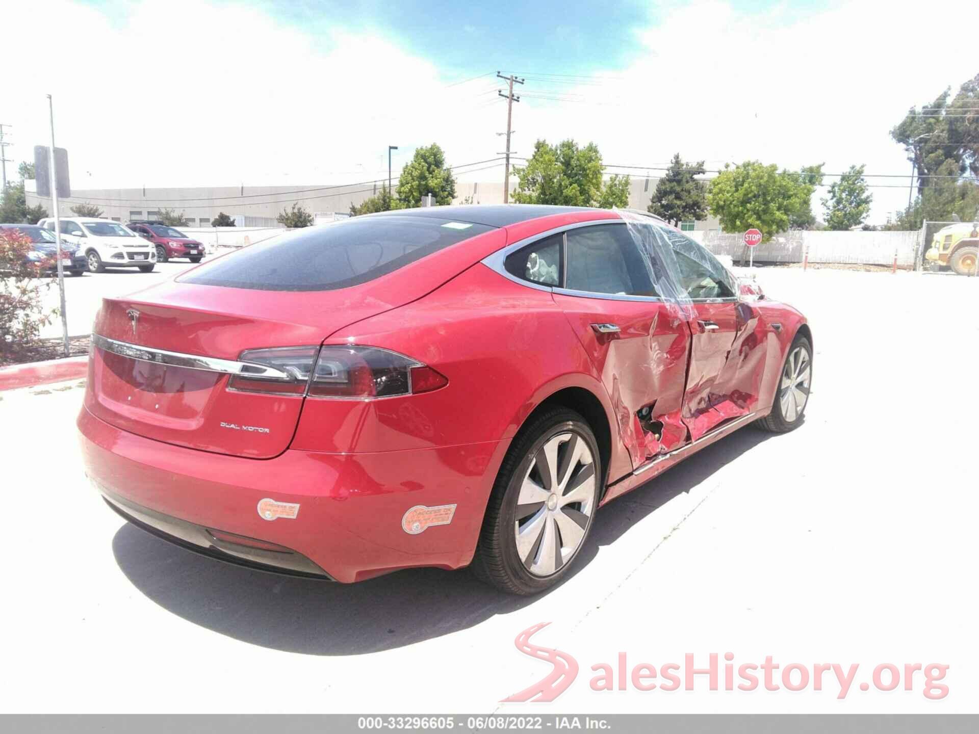 5YJSA1E20LF390481 2020 TESLA MODEL S