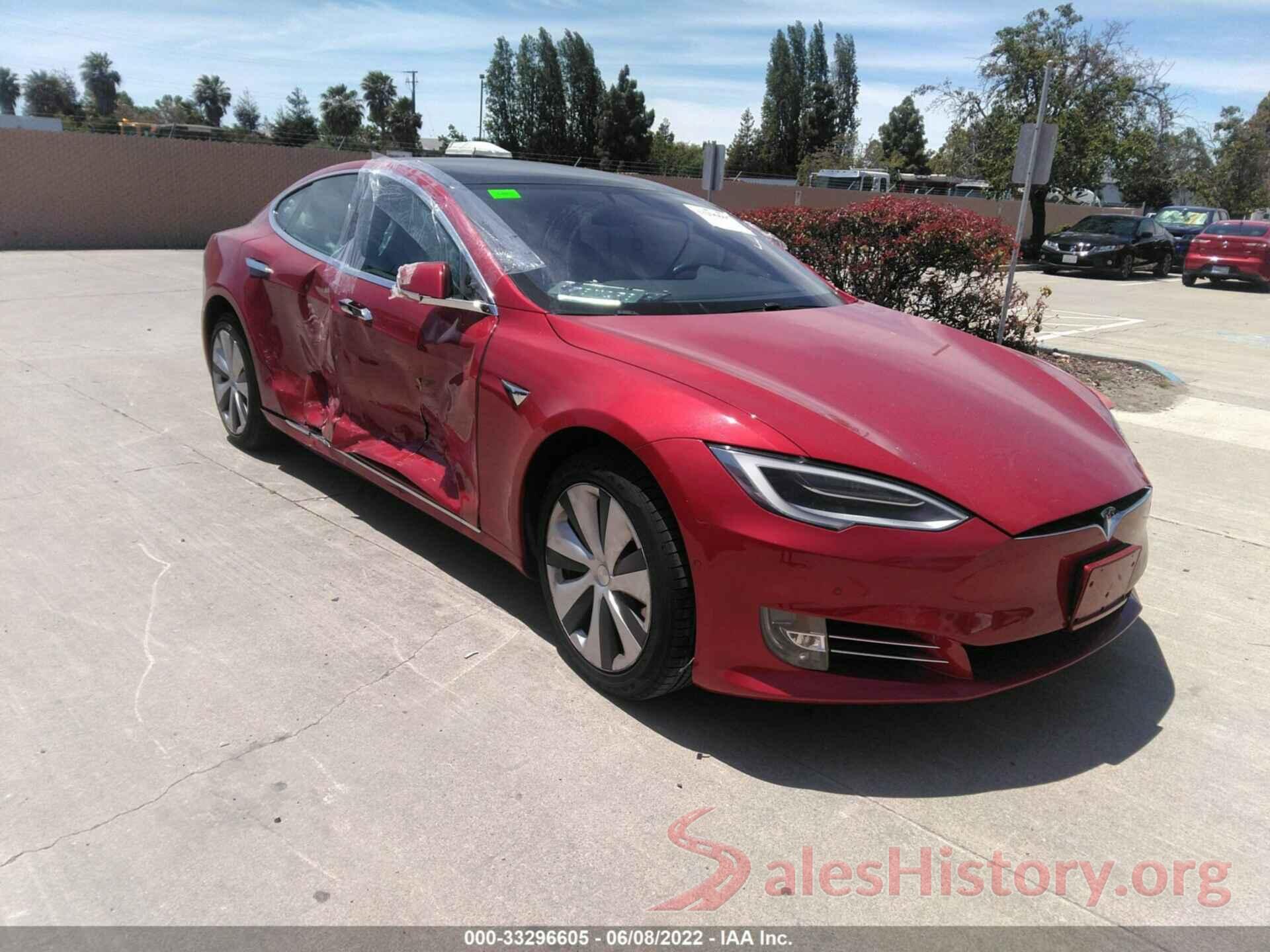 5YJSA1E20LF390481 2020 TESLA MODEL S