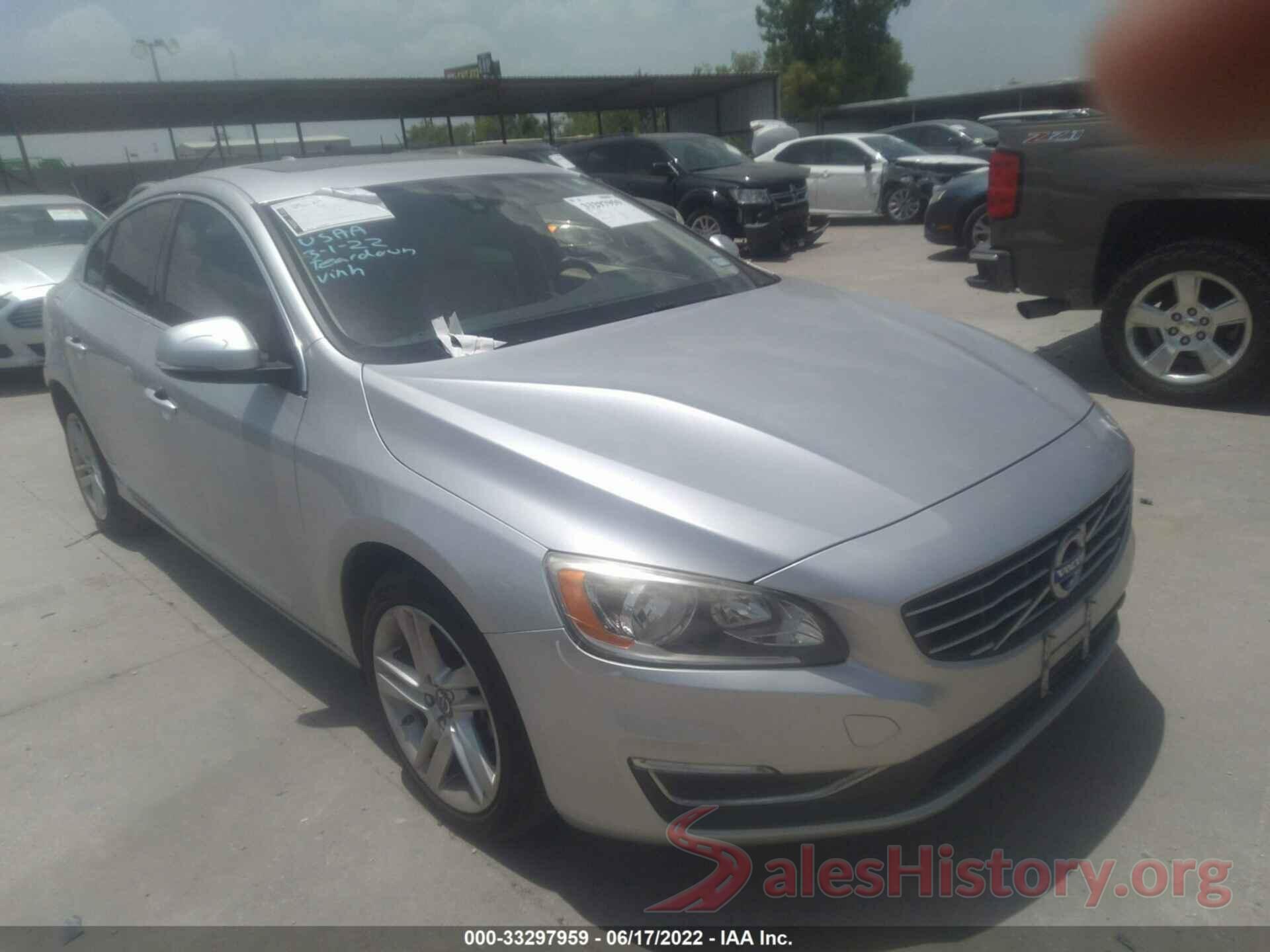 YV140MFK7F2333966 2015 VOLVO S60