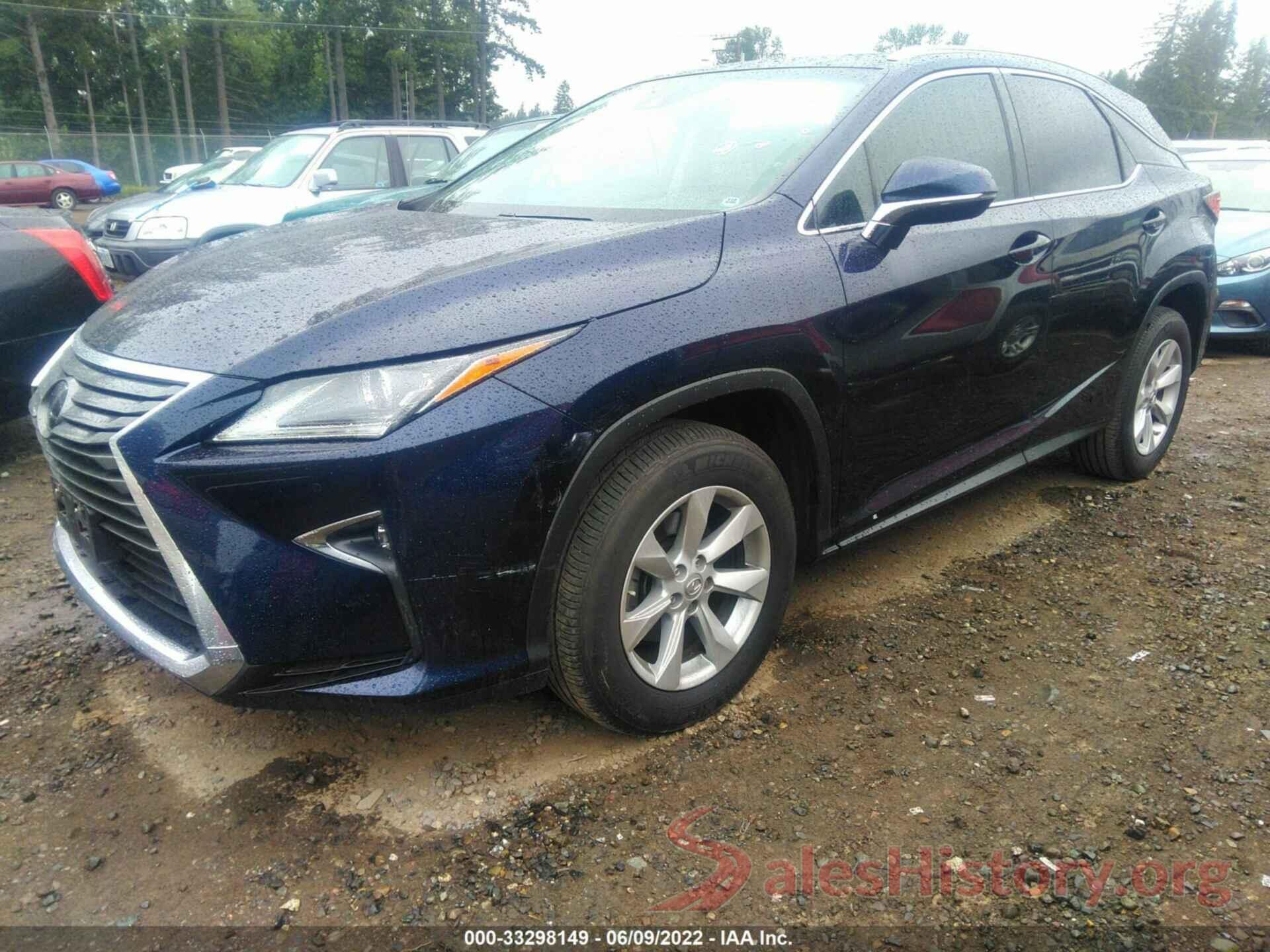 2T2BZMCA6HC093100 2017 LEXUS RX