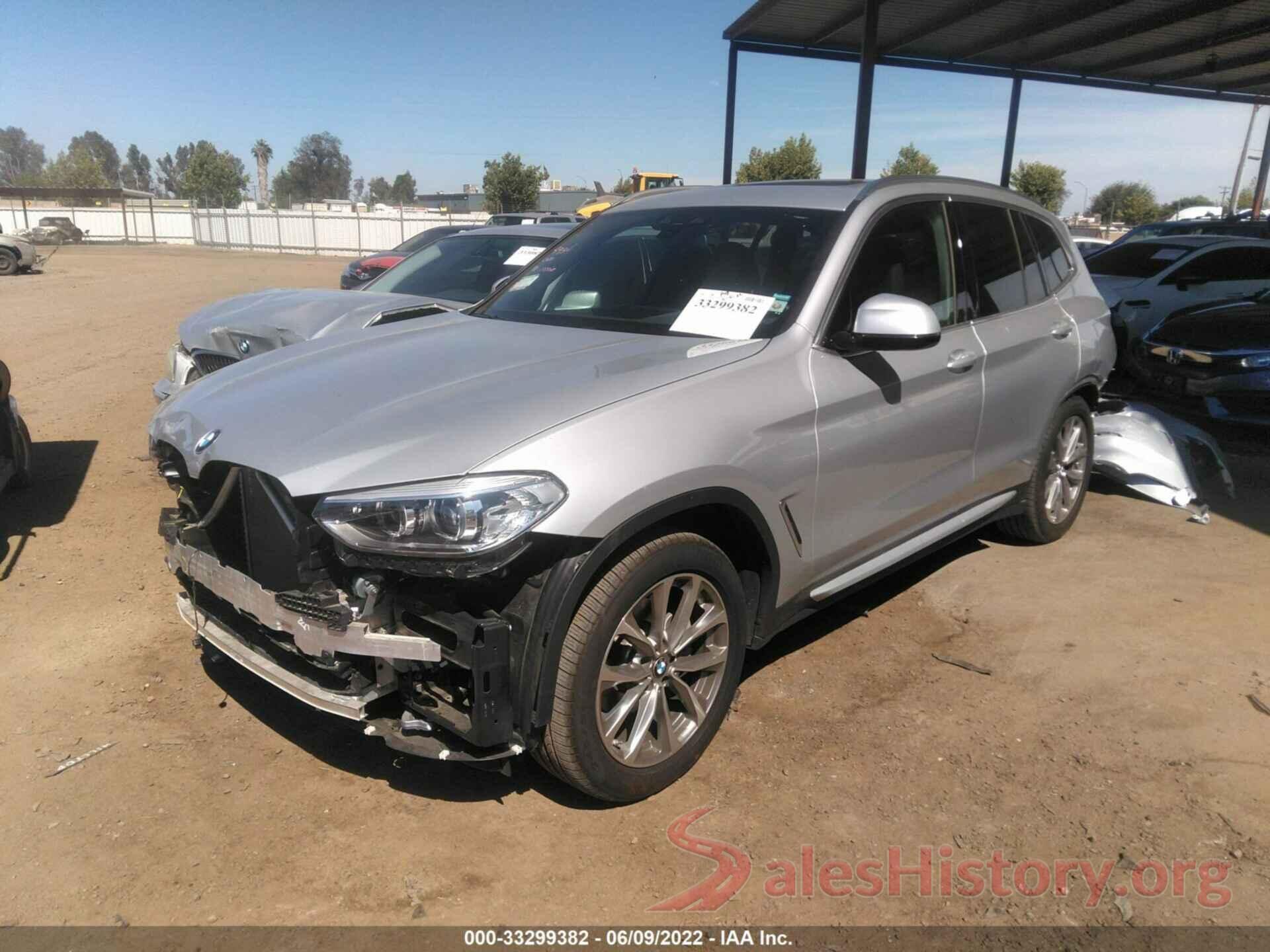 5UXTR7C58KLF24308 2019 BMW X3