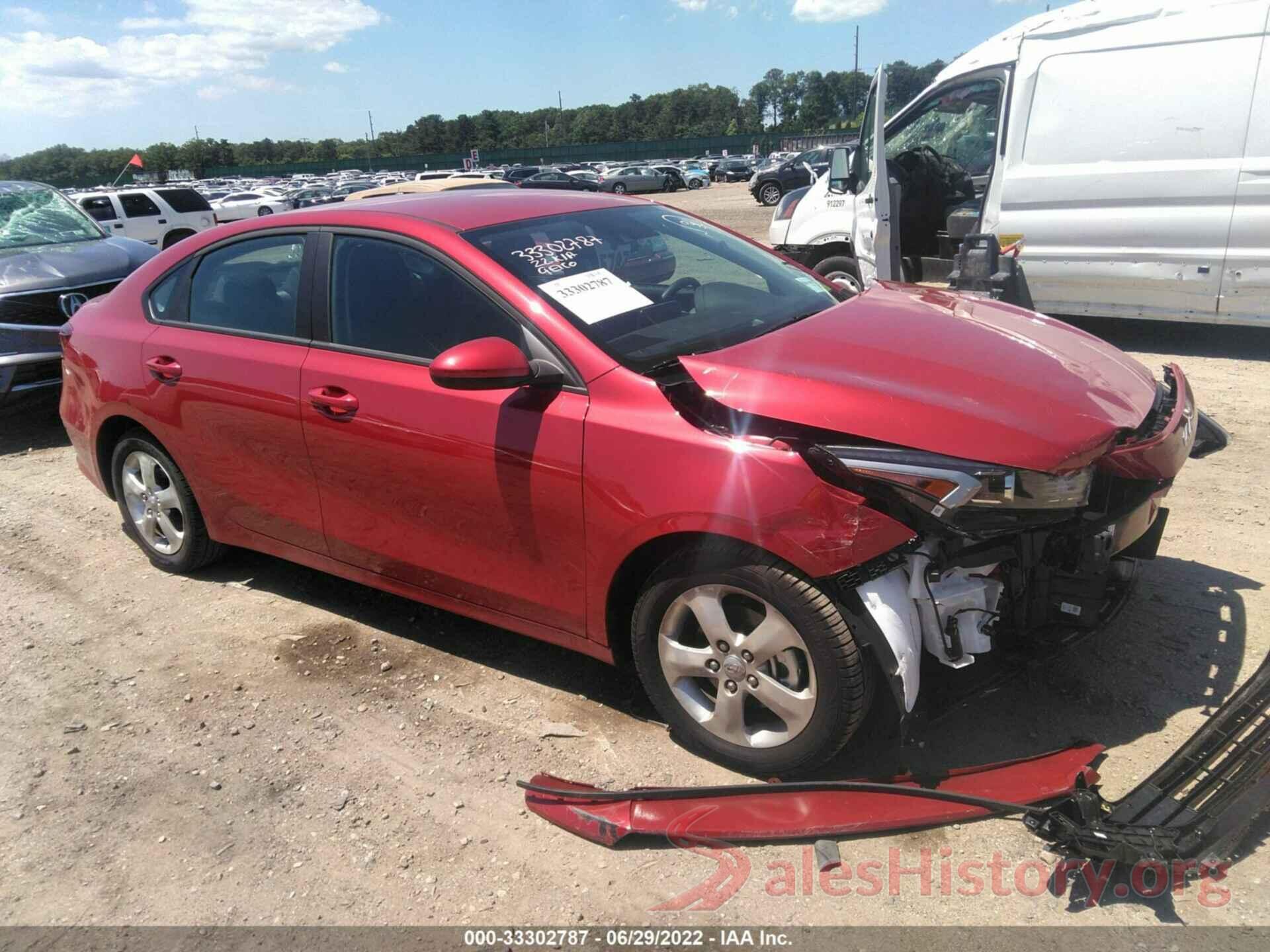 3KPF24AD1NE464166 2022 KIA FORTE