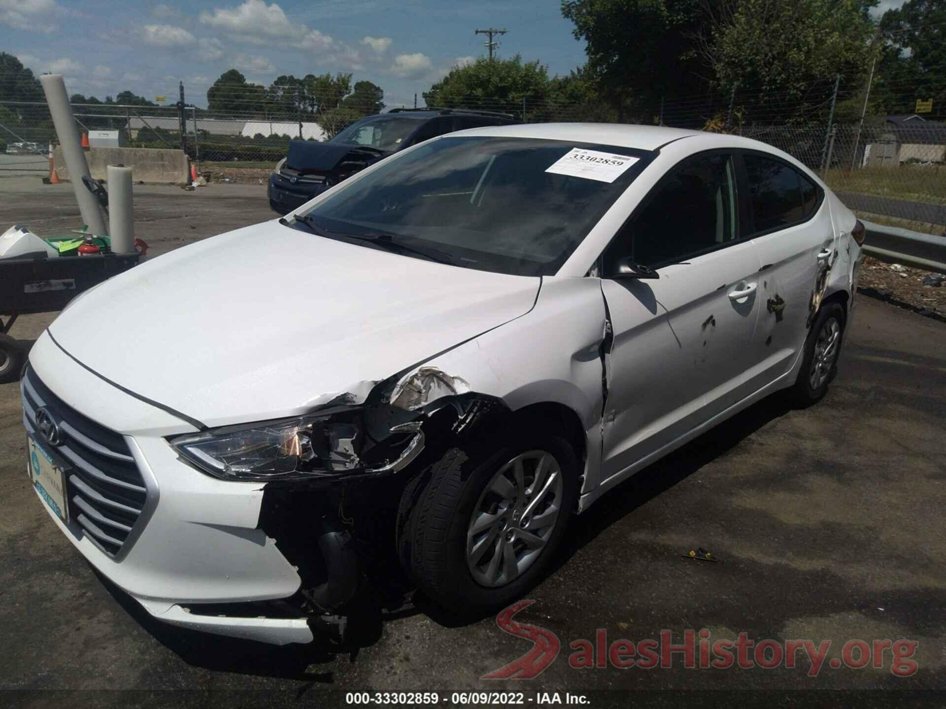 5NPD74LF0HH122859 2017 HYUNDAI ELANTRA