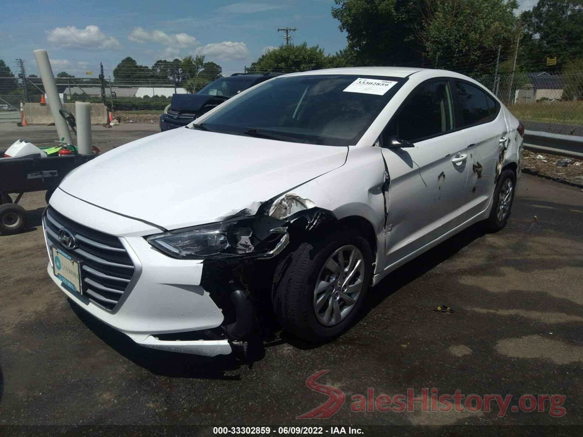 5NPD74LF0HH122859 2017 HYUNDAI ELANTRA