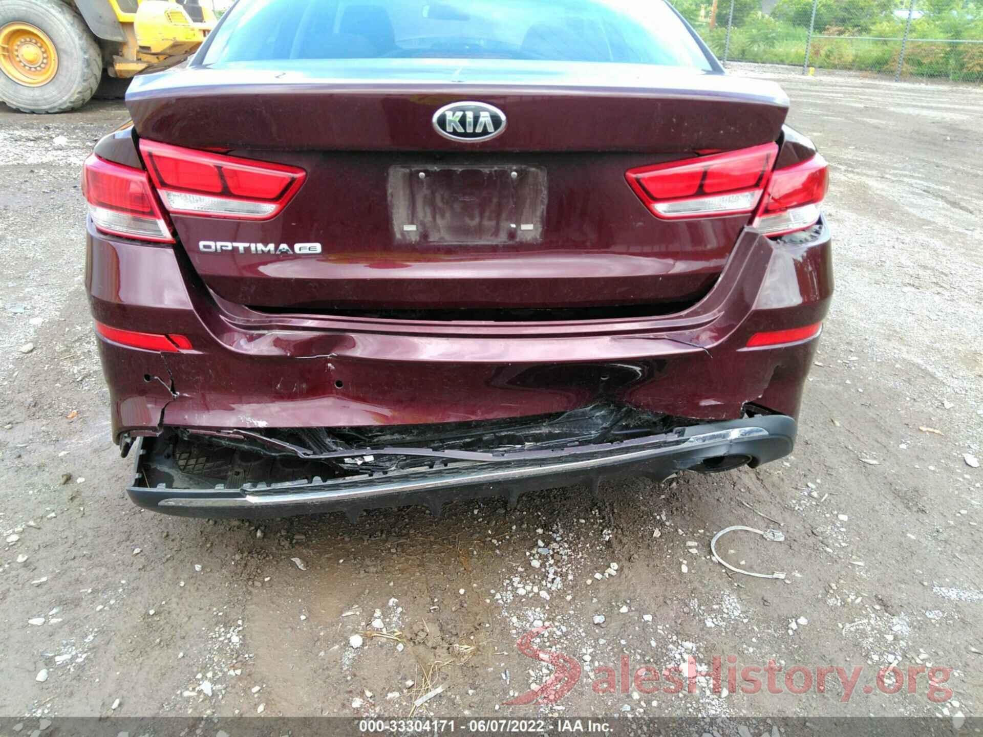 5XXGT4L31KG338267 2019 KIA OPTIMA