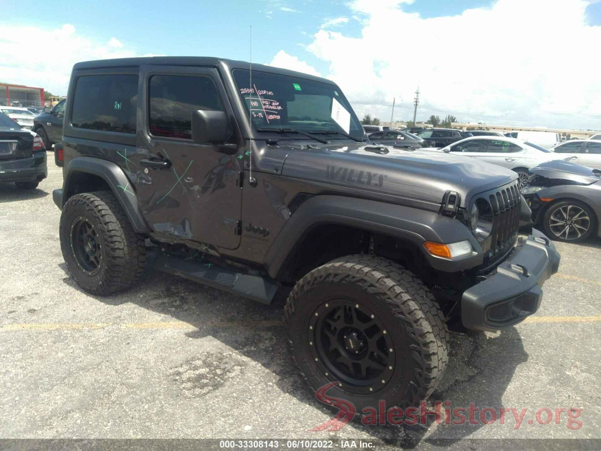 1C4HJXAG9MW638965 2021 JEEP WRANGLER