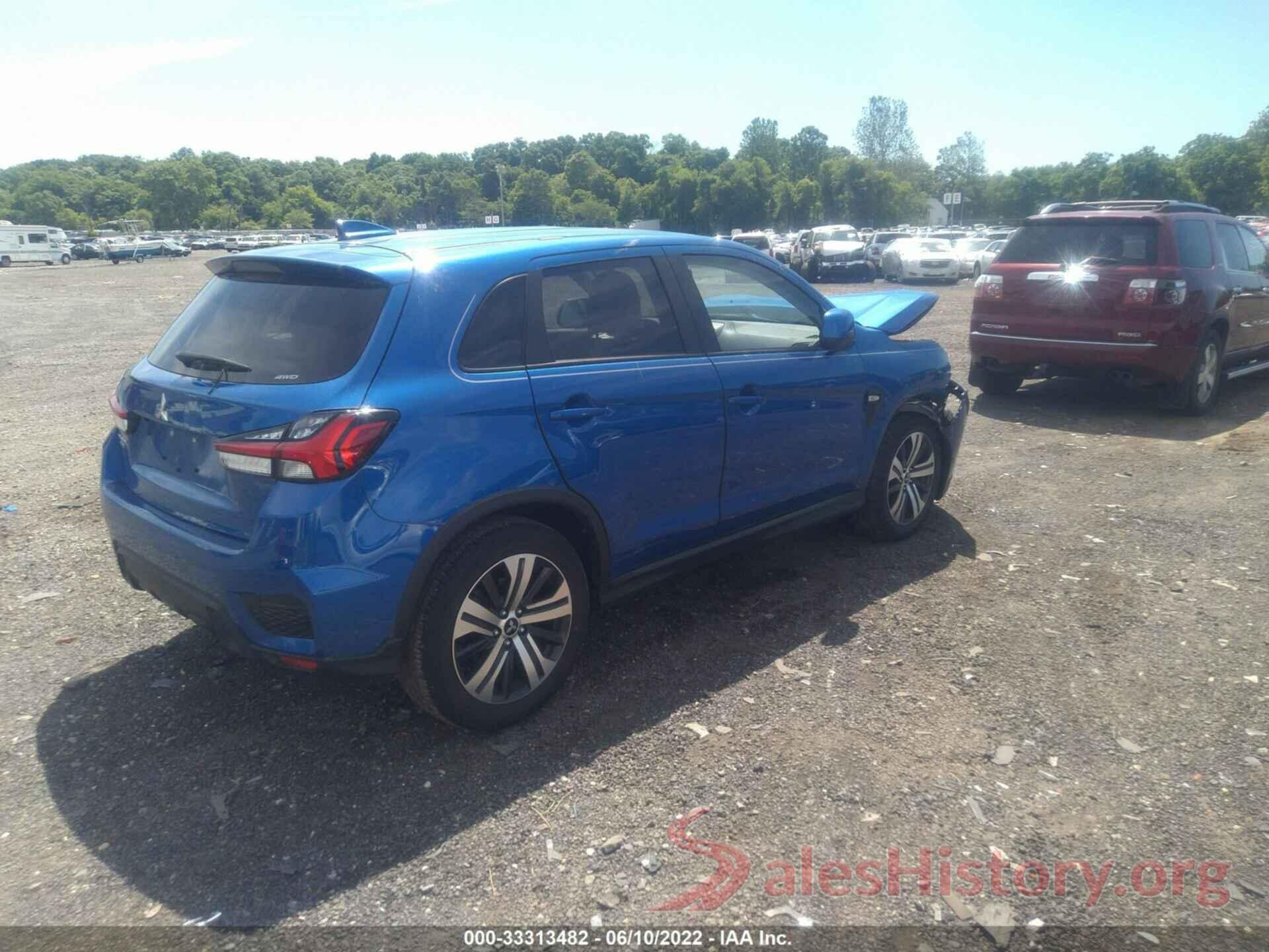 JA4AR3AU7LU027586 2020 MITSUBISHI OUTLANDER SPORT