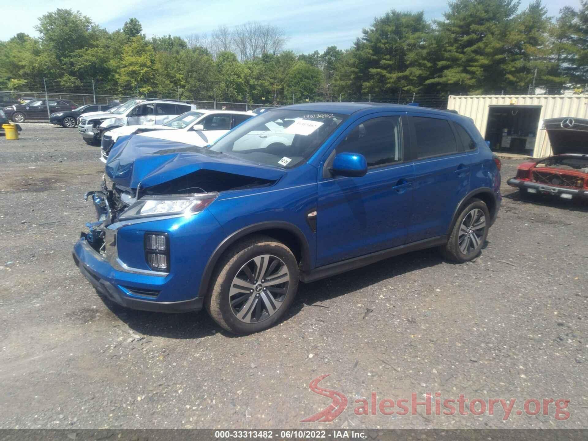 JA4AR3AU7LU027586 2020 MITSUBISHI OUTLANDER SPORT