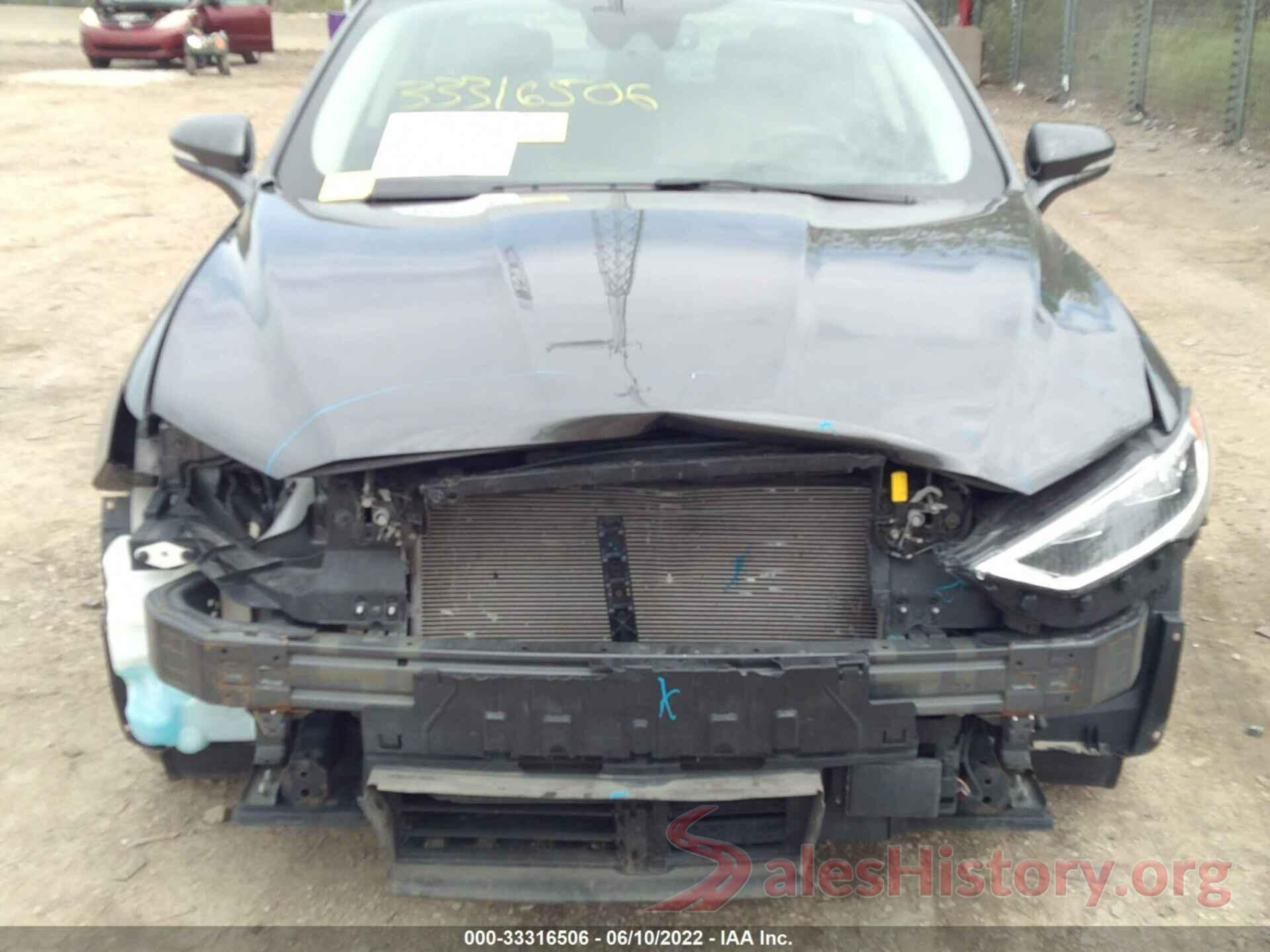 3FA6P0RU9KR156476 2019 FORD FUSION HYBRID