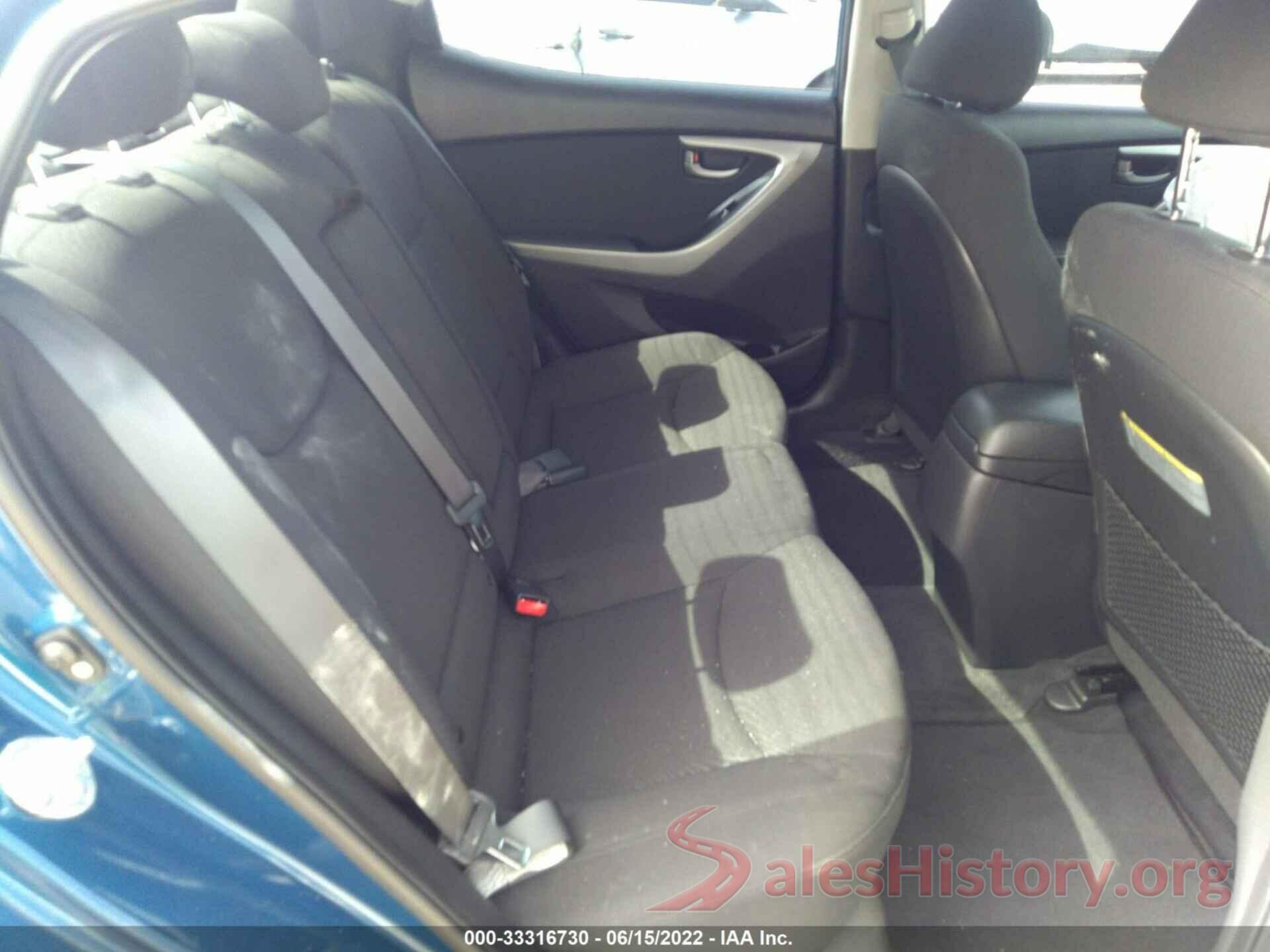 KMHDH4AE3GU600828 2016 HYUNDAI ELANTRA