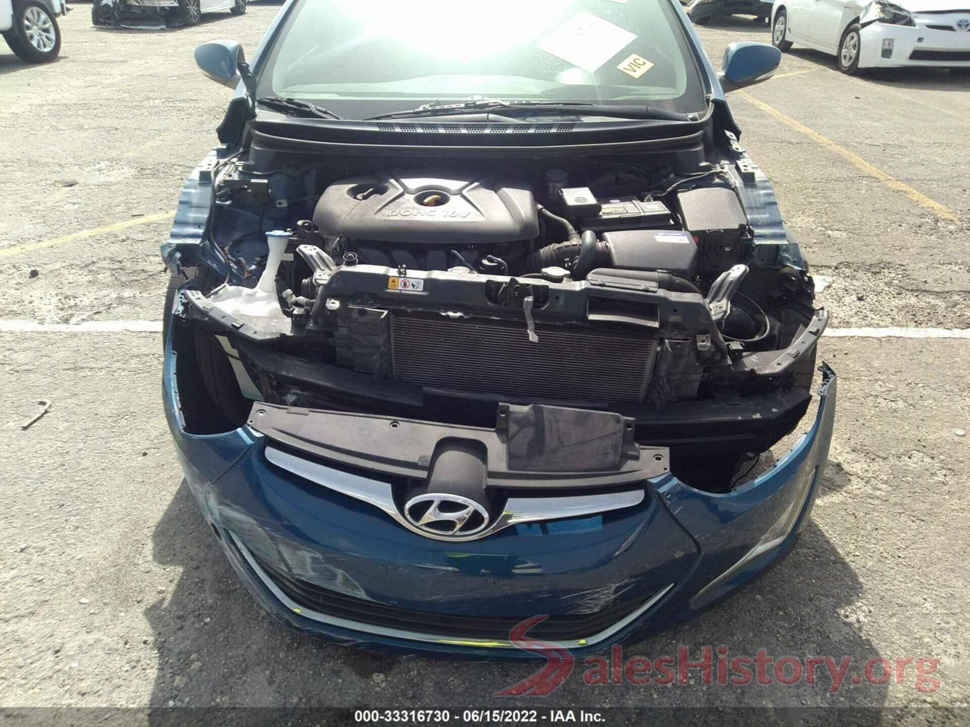 KMHDH4AE3GU600828 2016 HYUNDAI ELANTRA