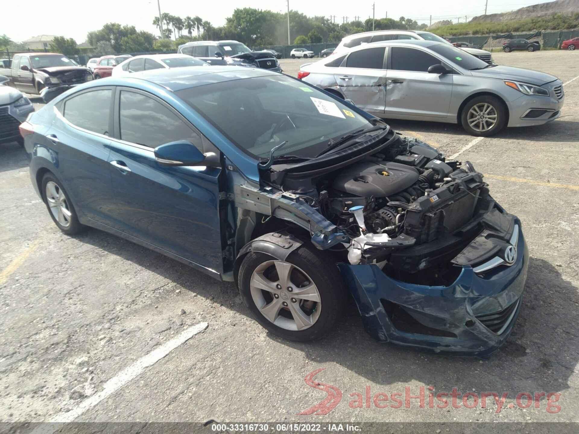 KMHDH4AE3GU600828 2016 HYUNDAI ELANTRA