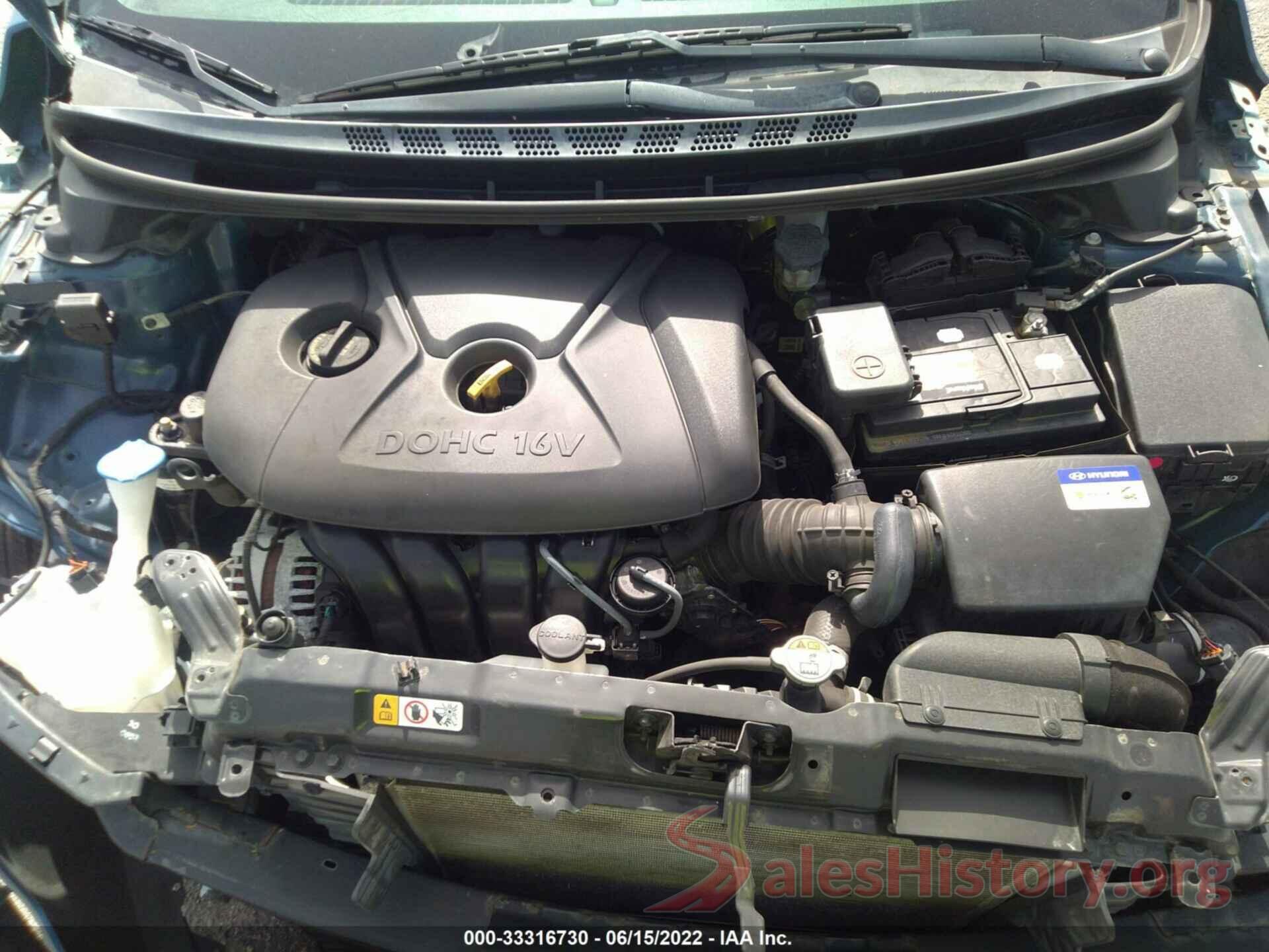 KMHDH4AE3GU600828 2016 HYUNDAI ELANTRA