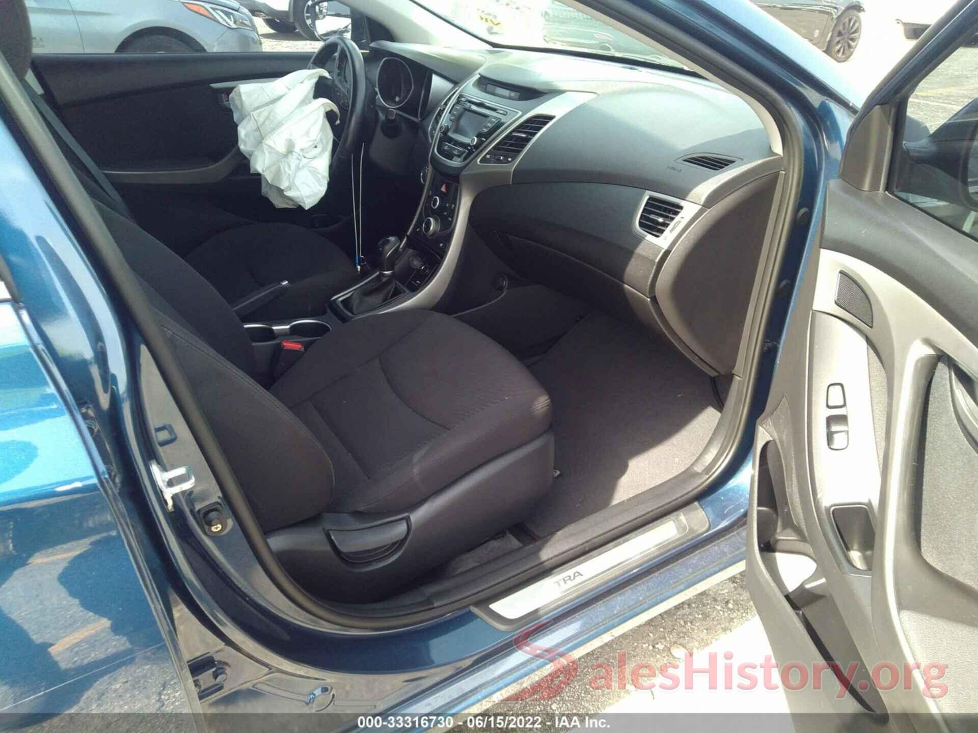 KMHDH4AE3GU600828 2016 HYUNDAI ELANTRA