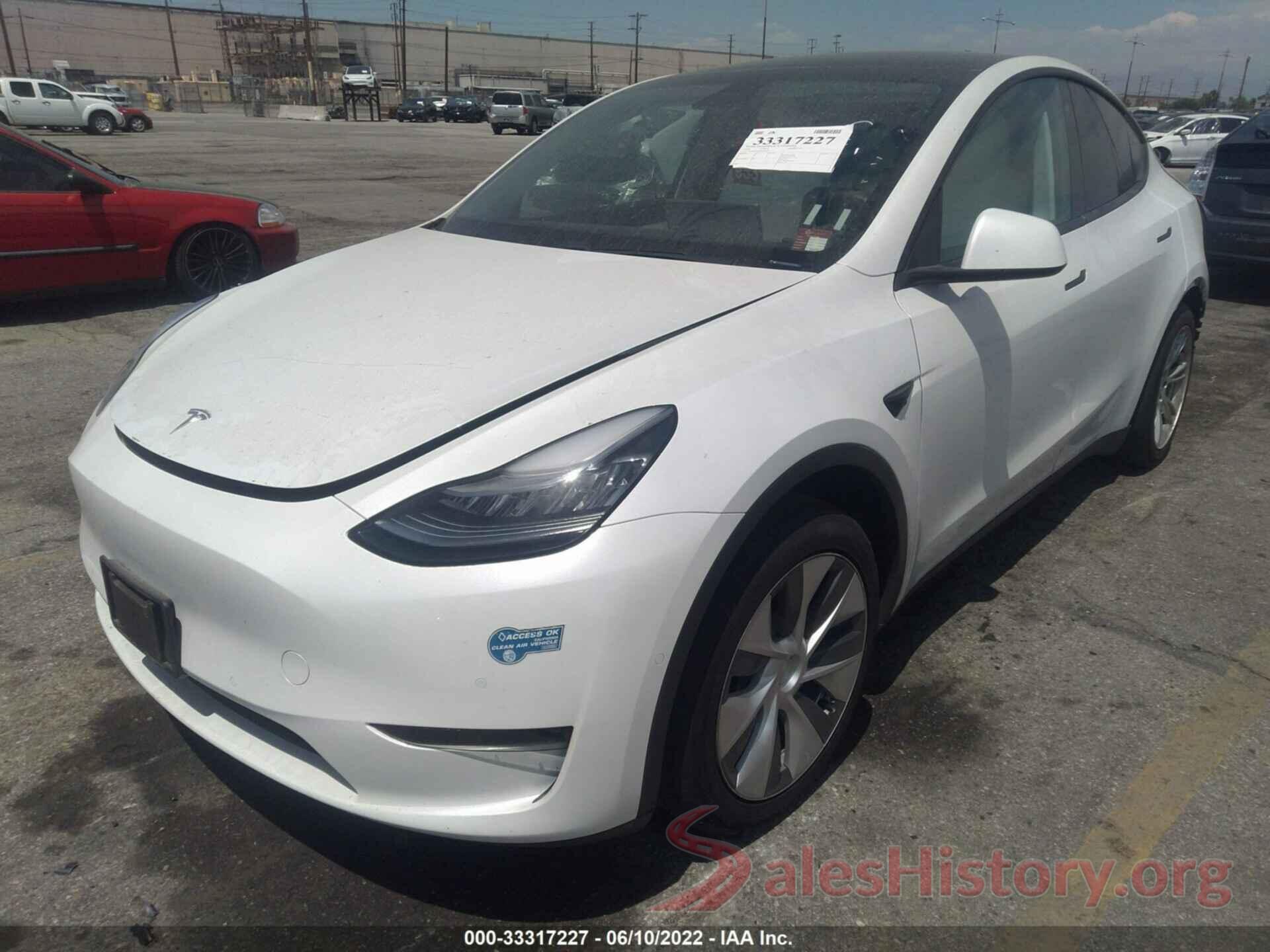 5YJYGDEE3LF058961 2020 TESLA MODEL Y