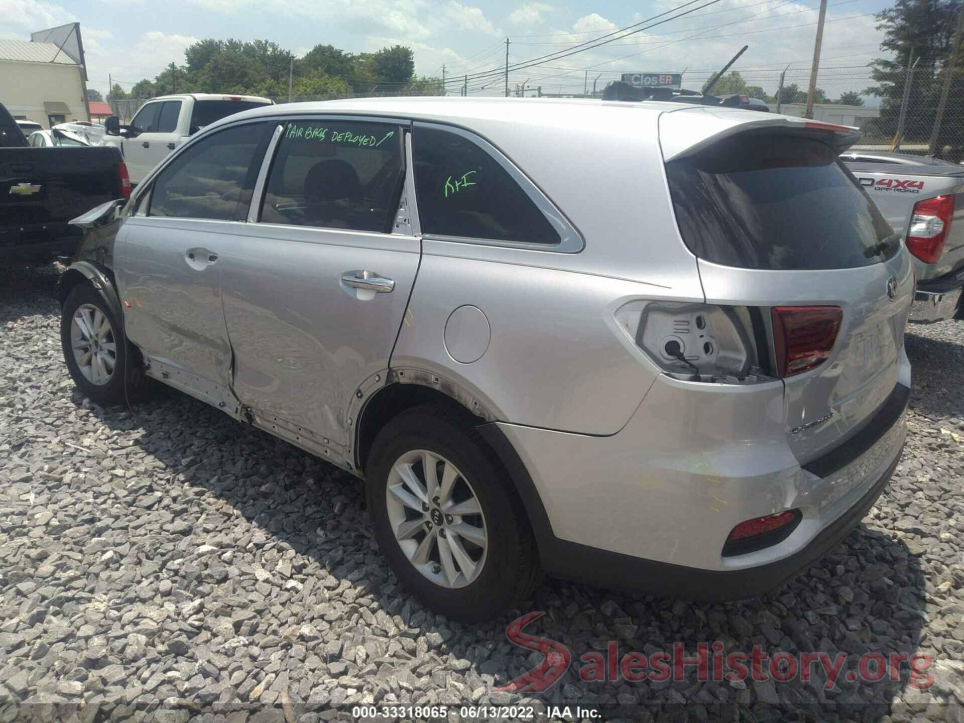 5XYPG4A37KG582606 2019 KIA SORENTO