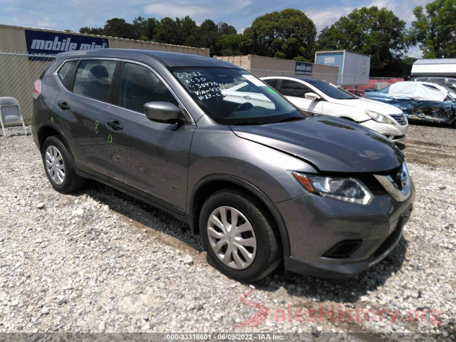 KNMAT2MT2GP724883 2016 NISSAN ROGUE