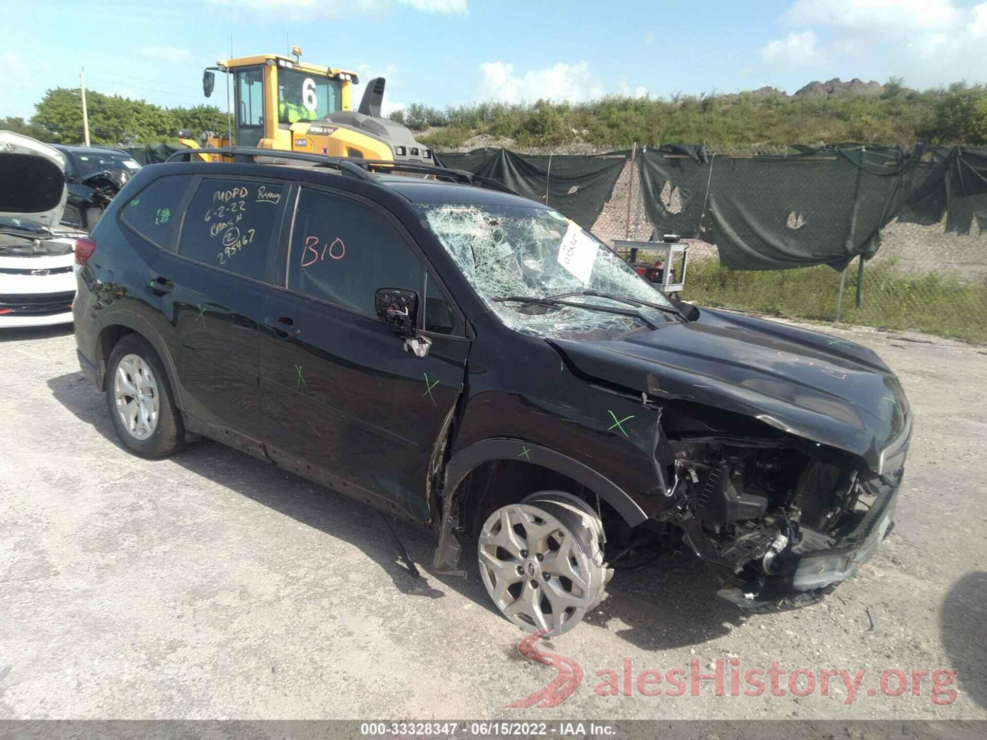 JF2SKACC2KH536047 2019 SUBARU FORESTER