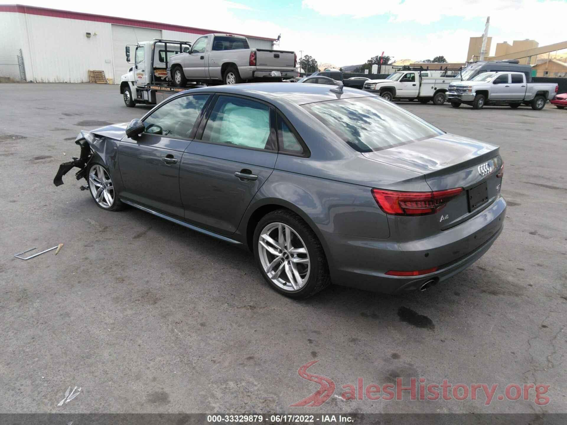 WAUKMAF44HN038582 2017 AUDI A4