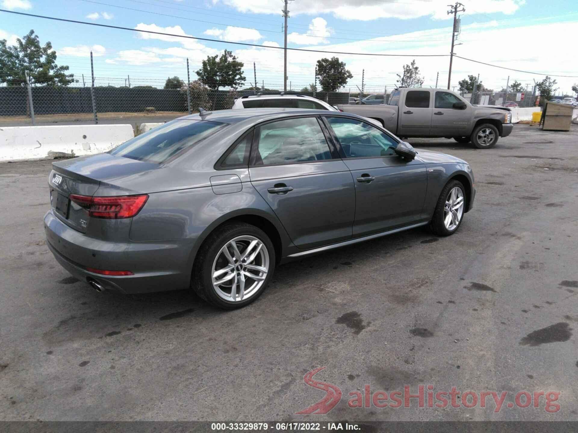 WAUKMAF44HN038582 2017 AUDI A4