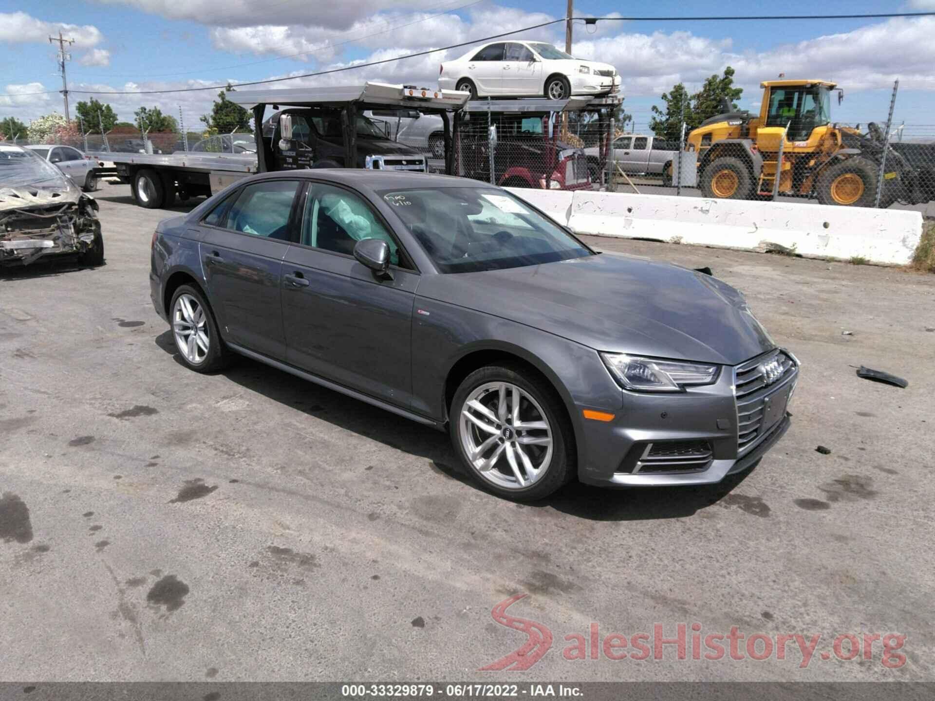 WAUKMAF44HN038582 2017 AUDI A4