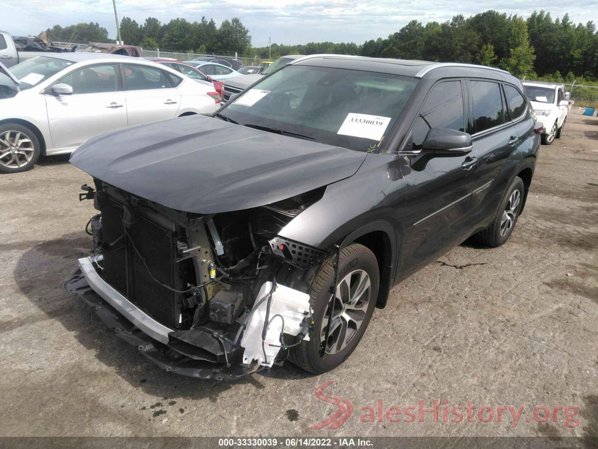 5TDHZRBH9LS003450 2020 TOYOTA HIGHLANDER