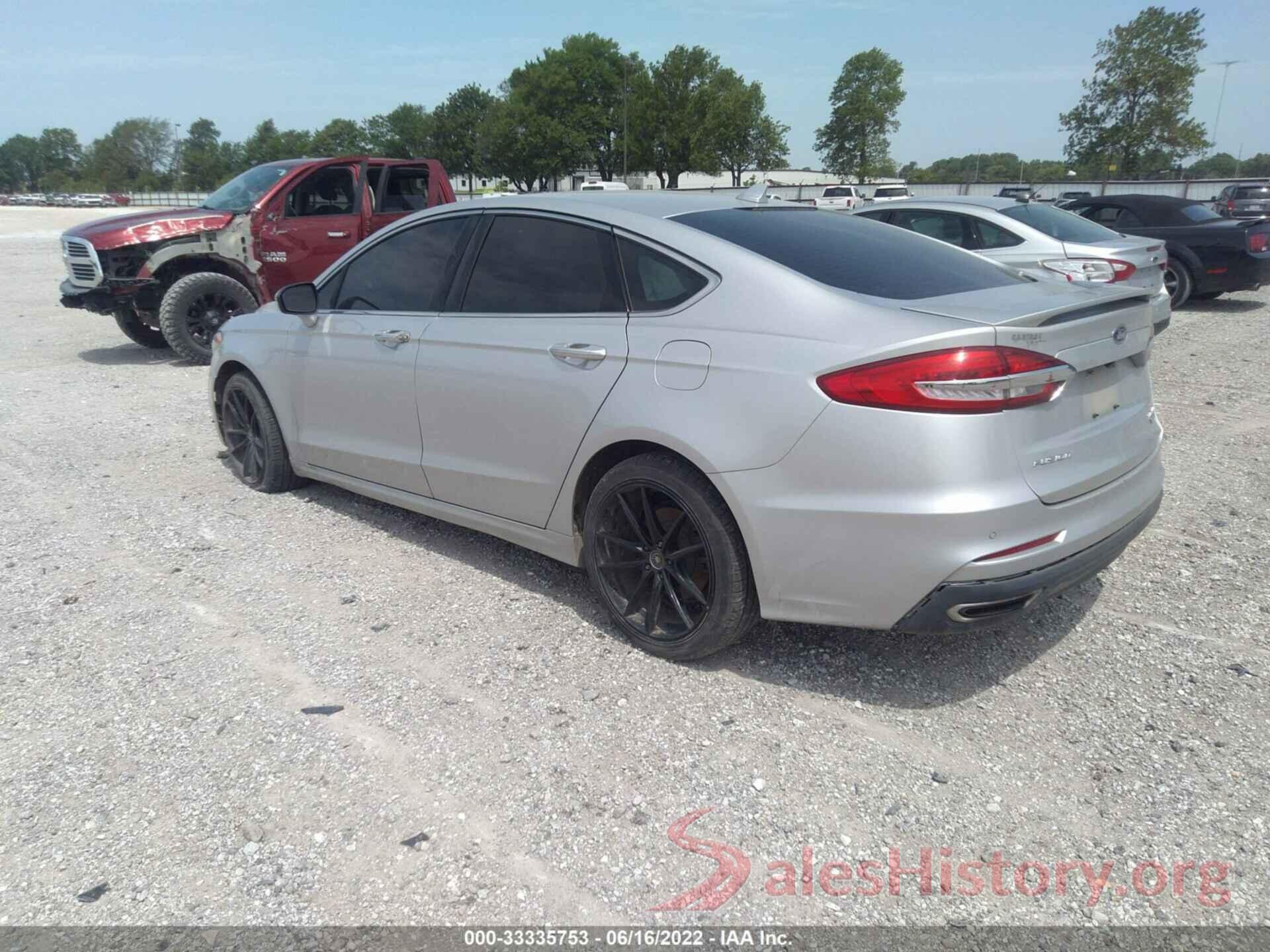 3FA6P0D91KR184162 2019 FORD FUSION