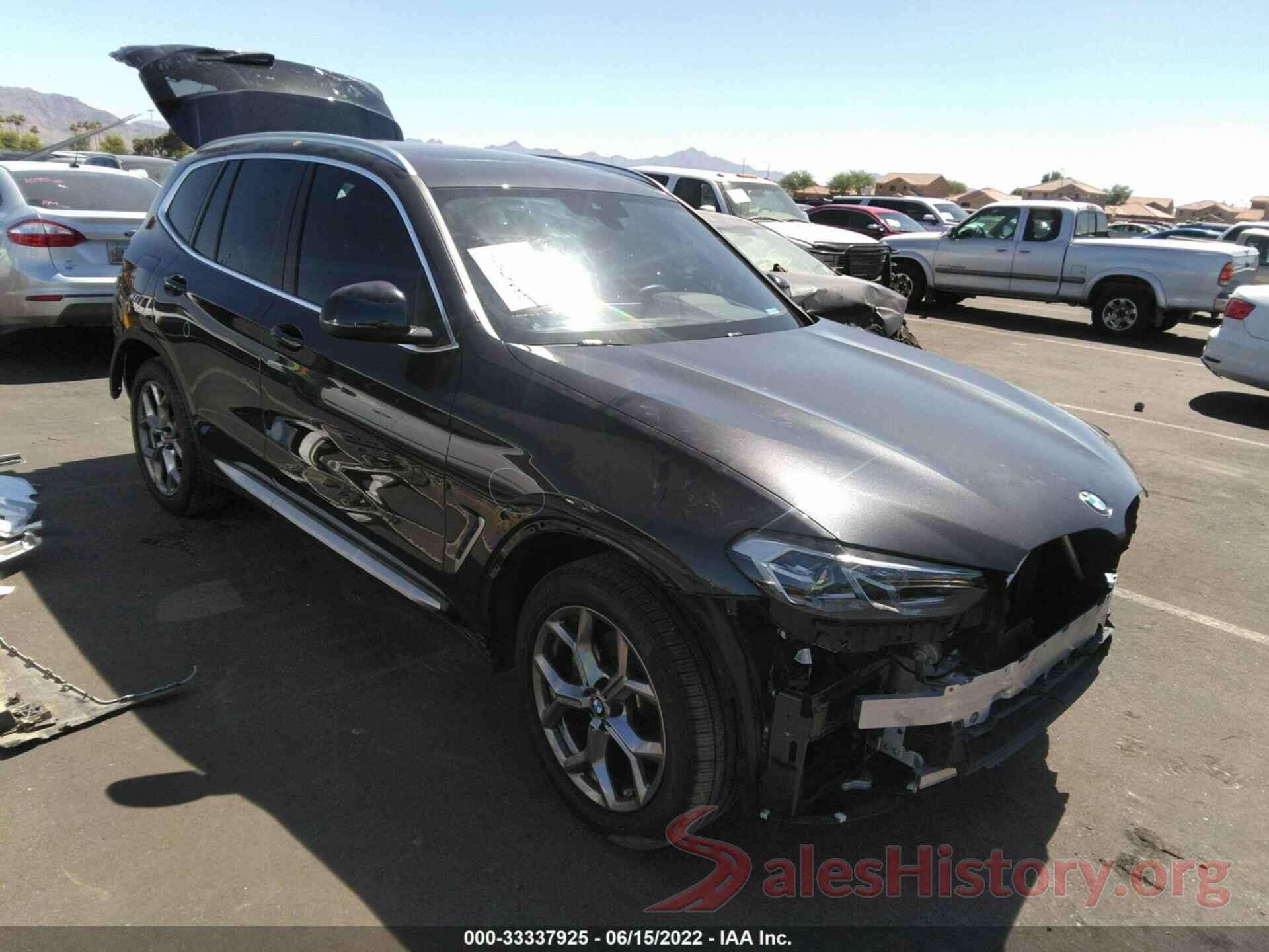 5UX43DP01N9J95632 2022 BMW X3