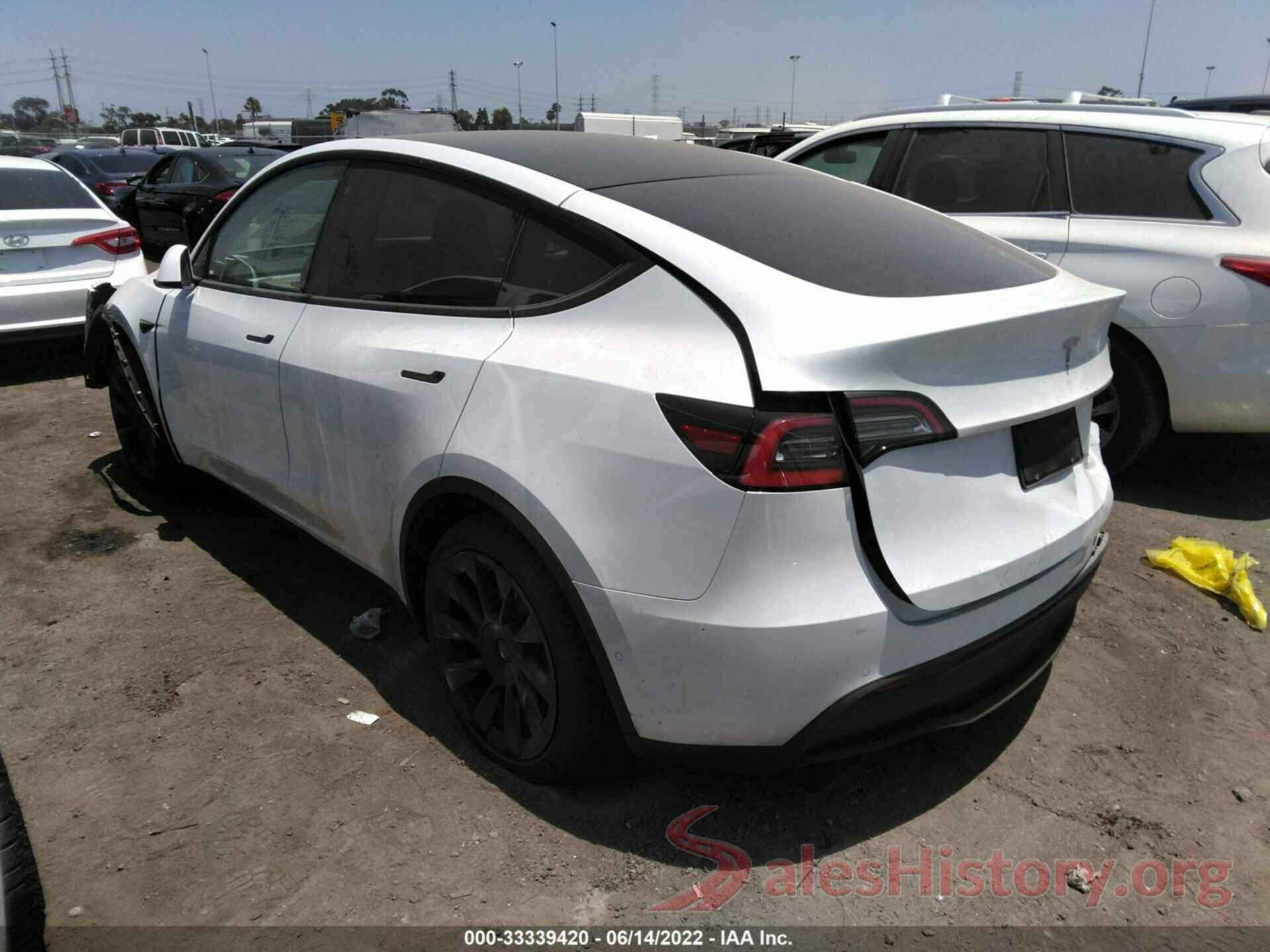 5YJYGDEE6LF059621 2020 TESLA MODEL Y