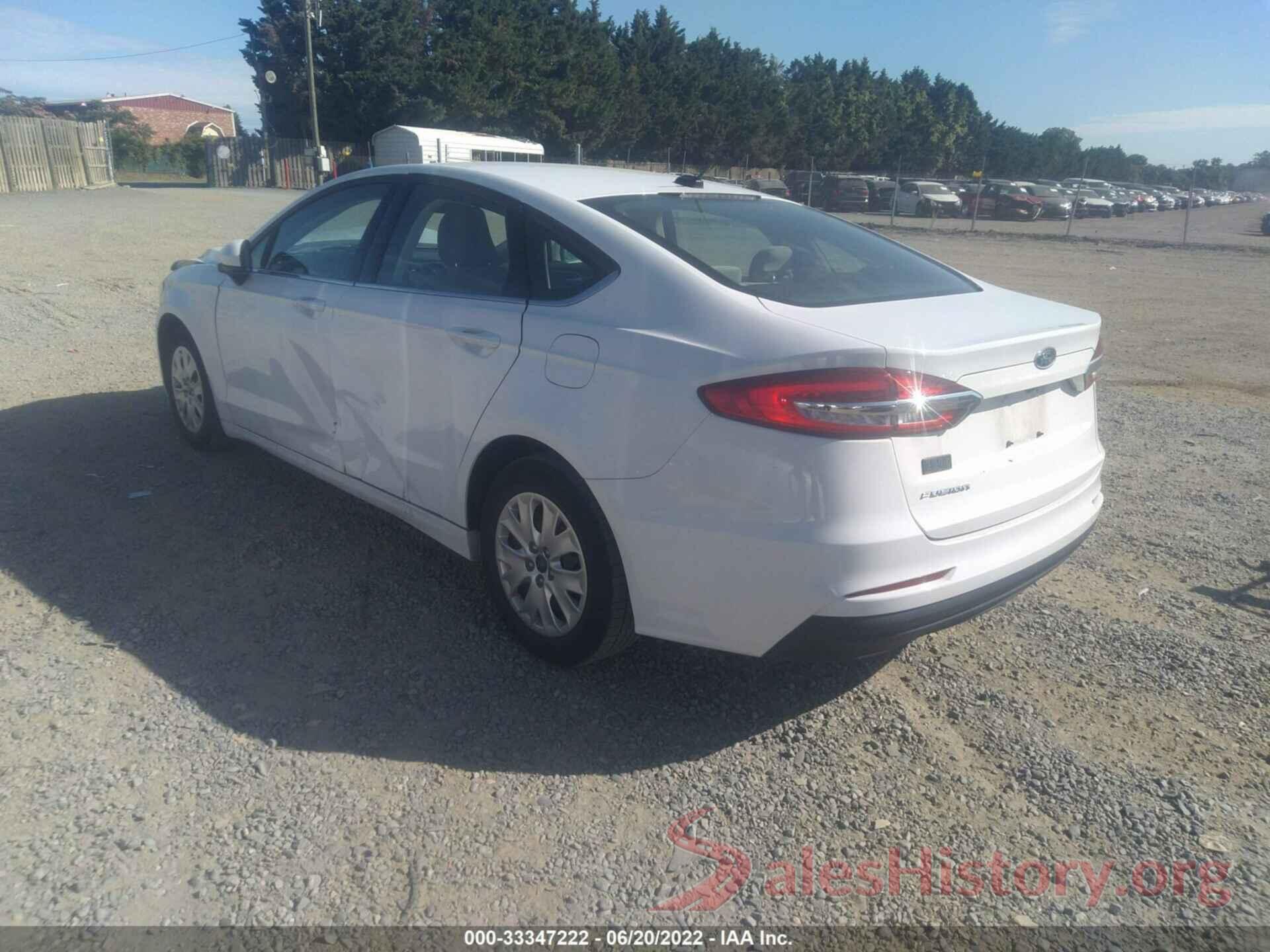 3FA6P0G74KR281172 2019 FORD FUSION