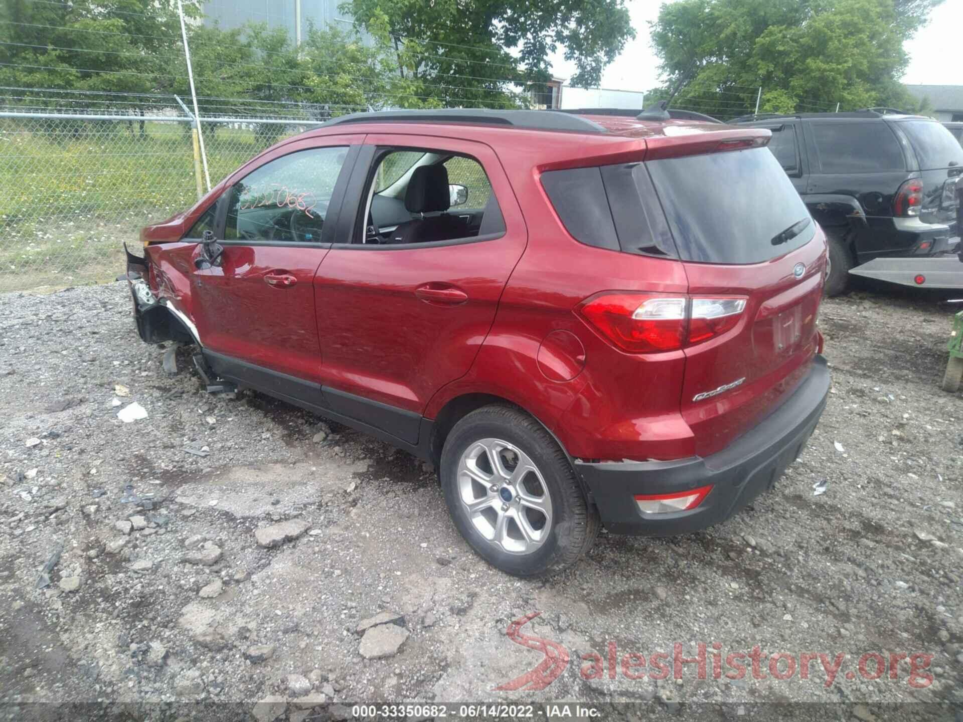 MAJ3P1TE3JC202343 2018 FORD ECOSPORT