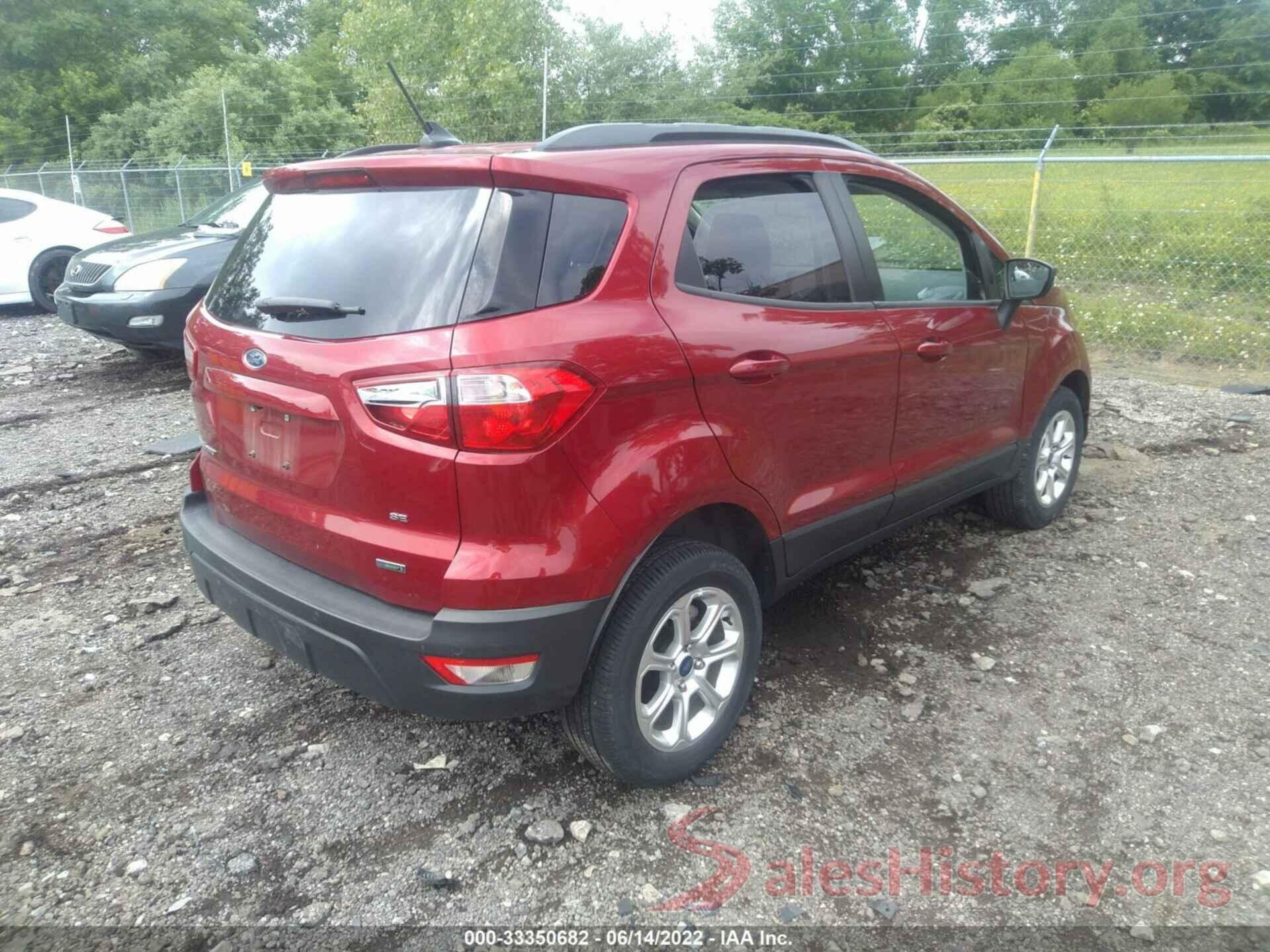 MAJ3P1TE3JC202343 2018 FORD ECOSPORT