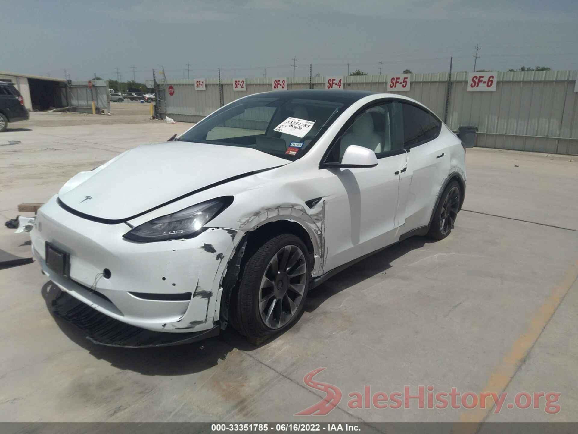 5YJYGDEE6MF103425 2021 TESLA MODEL Y