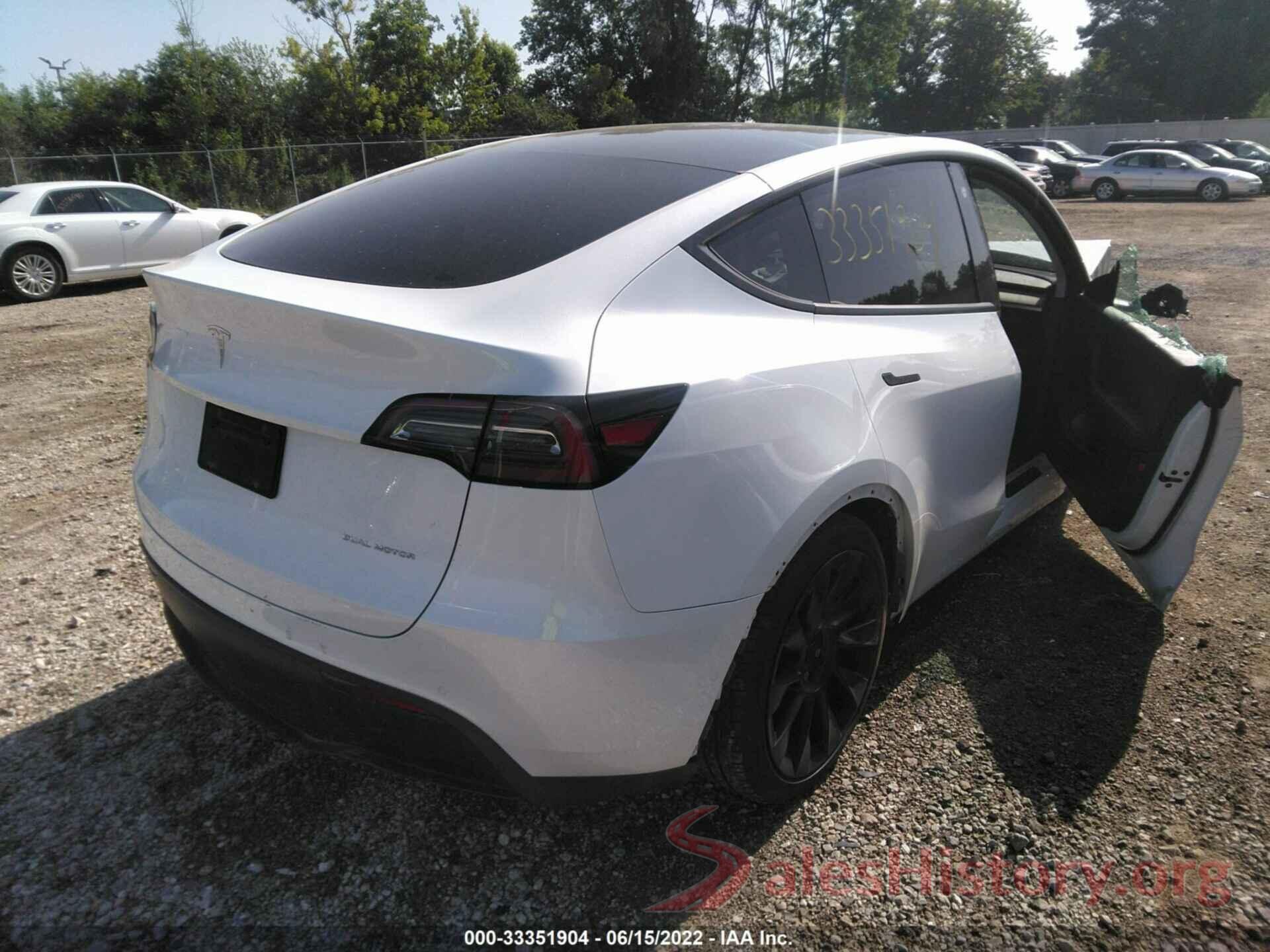 5YJYGDEE8MF300001 2021 TESLA MODEL Y