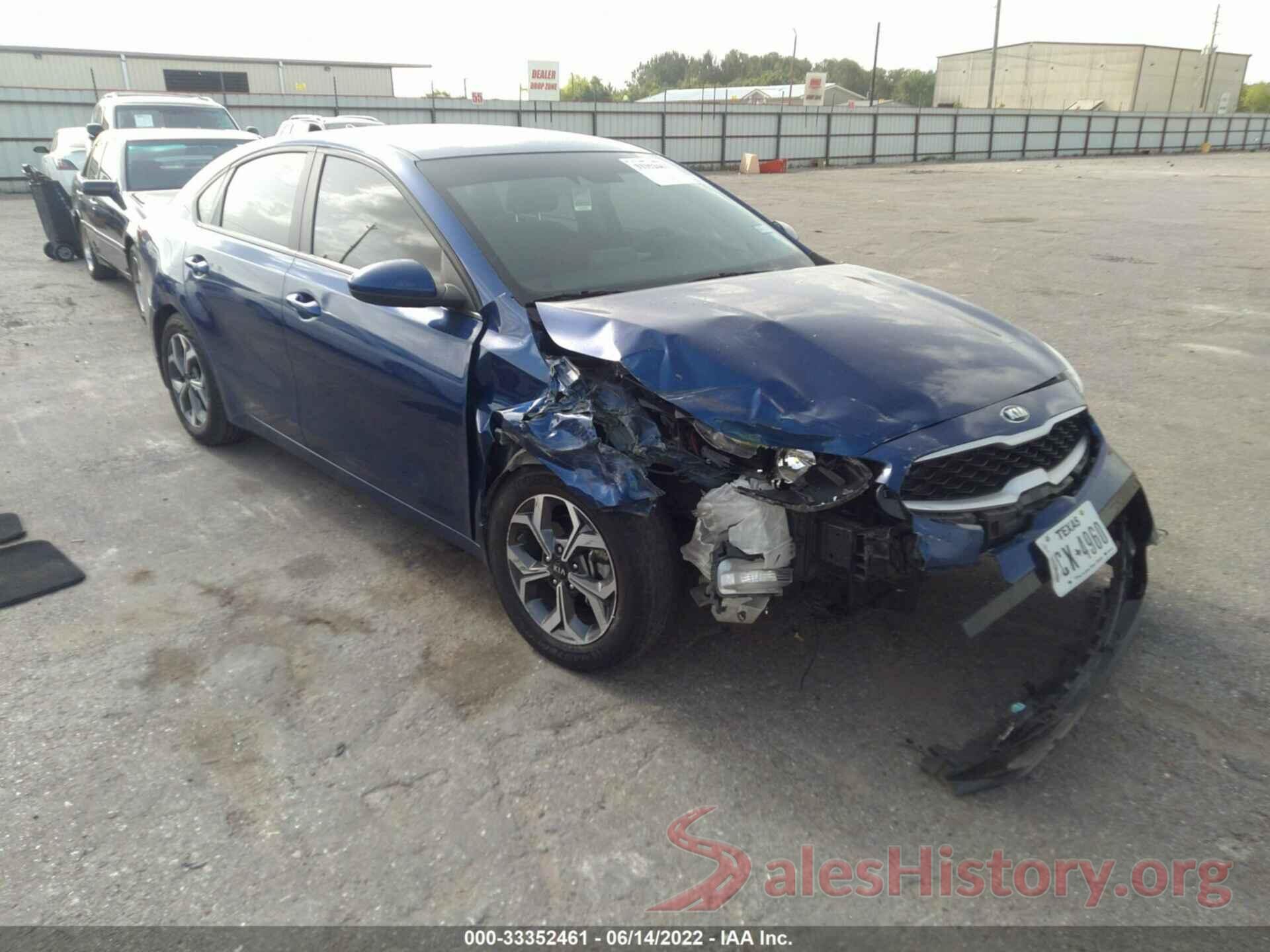 3KPF24ADXKE130178 2019 KIA FORTE