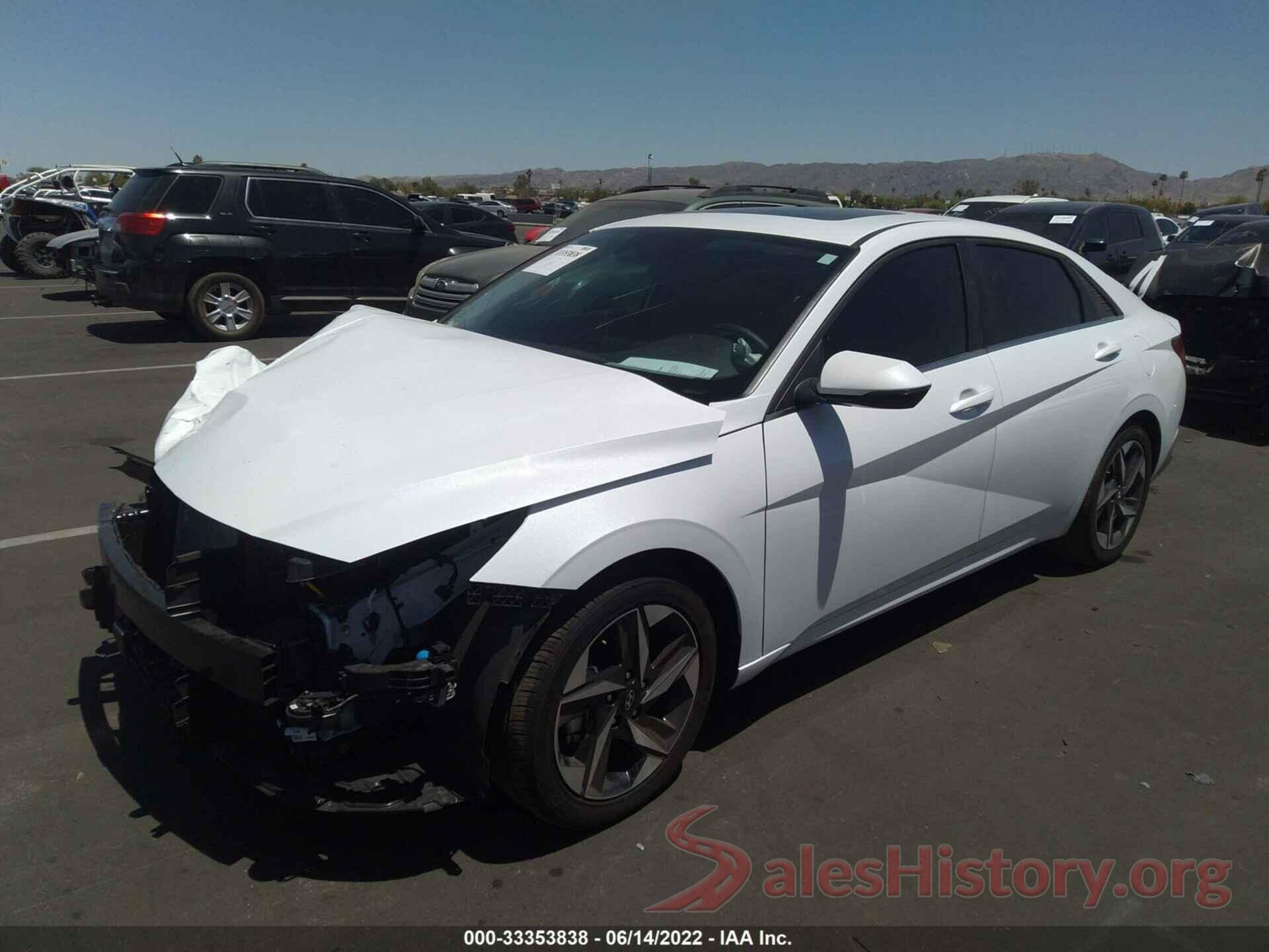 5NPLP4AG4NH068257 2022 HYUNDAI ELANTRA