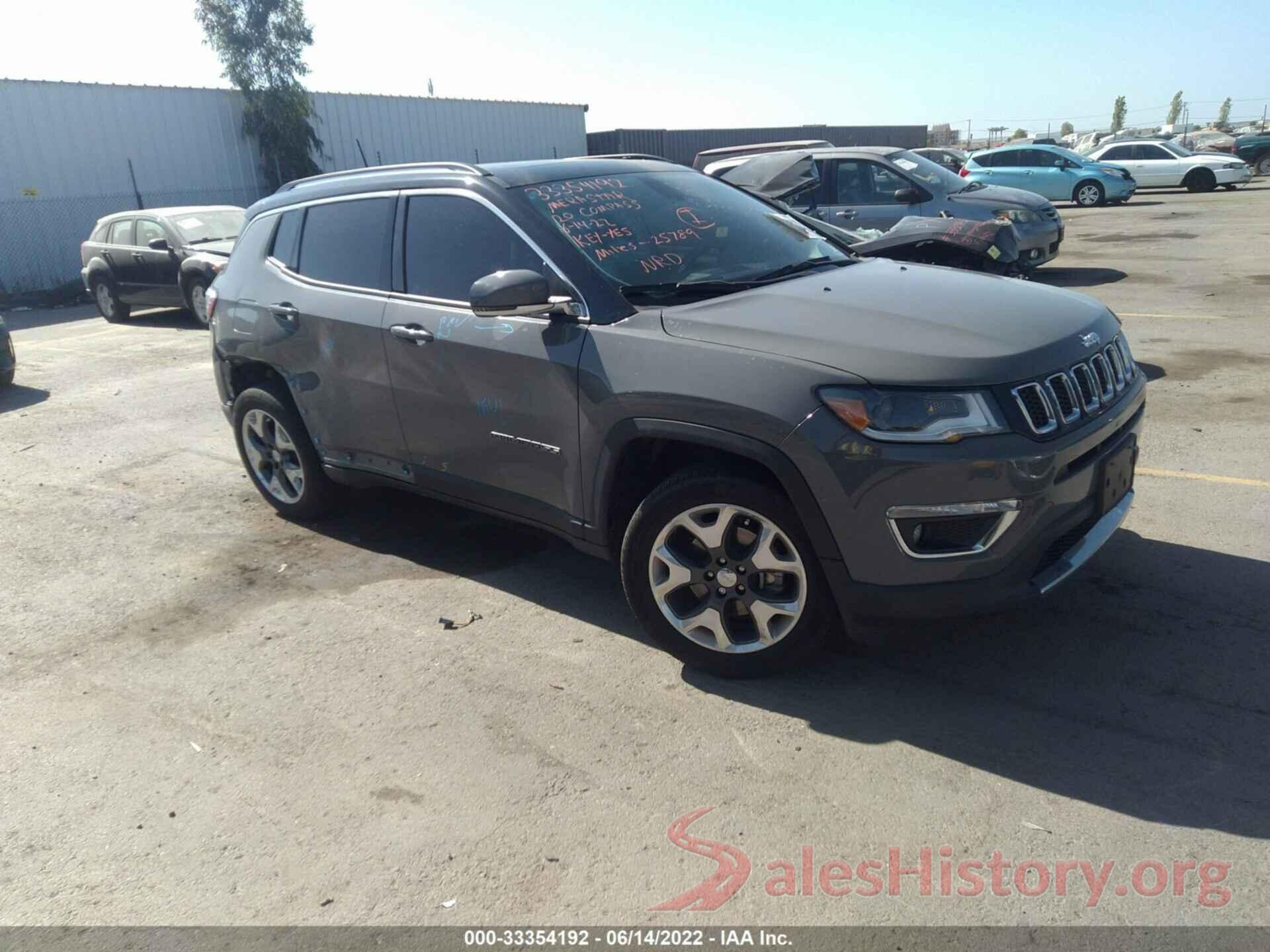 3C4NJDCBXLT147098 2020 JEEP COMPASS