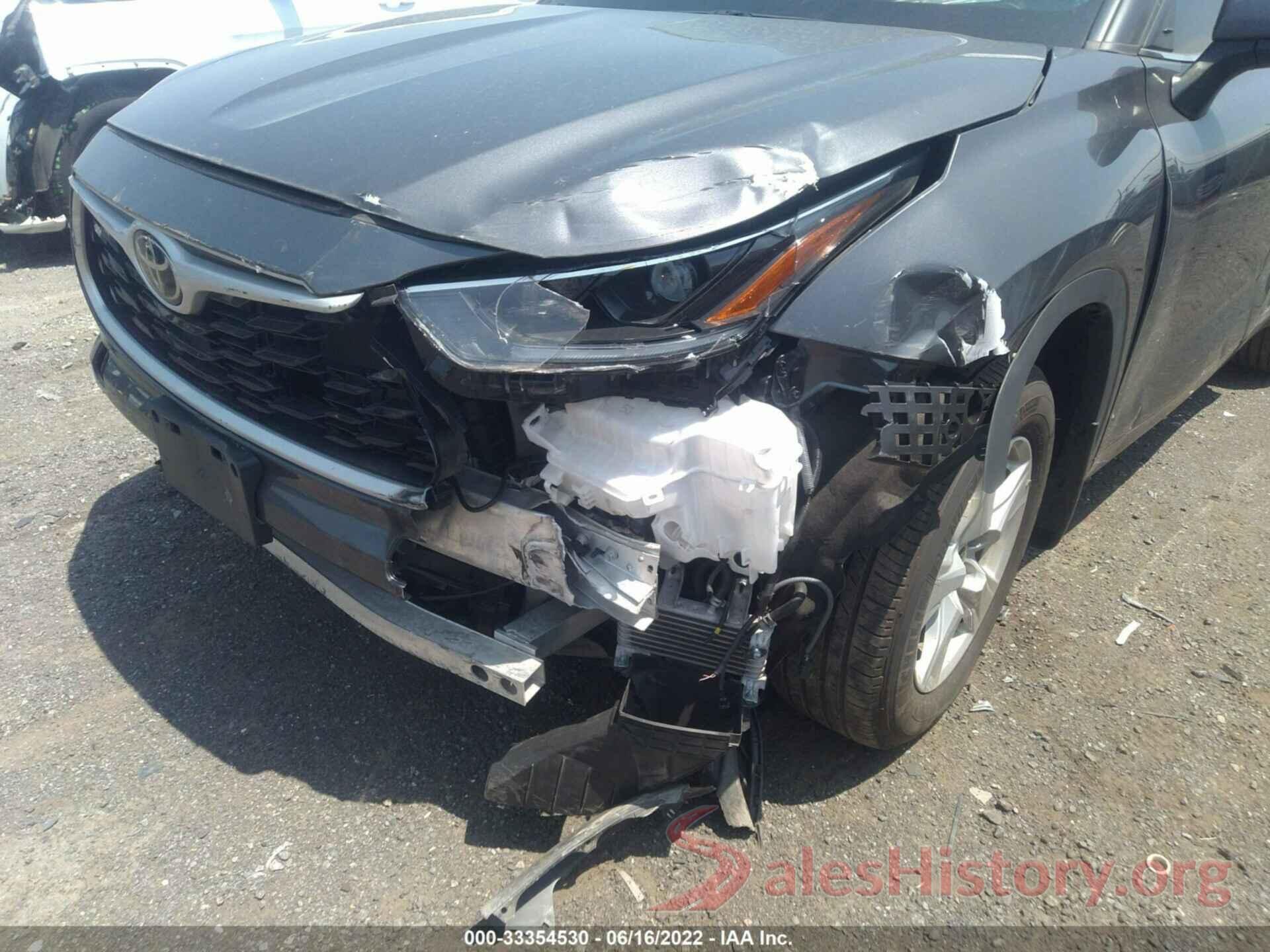 5TDBZRBH5MS542638 2021 TOYOTA HIGHLANDER