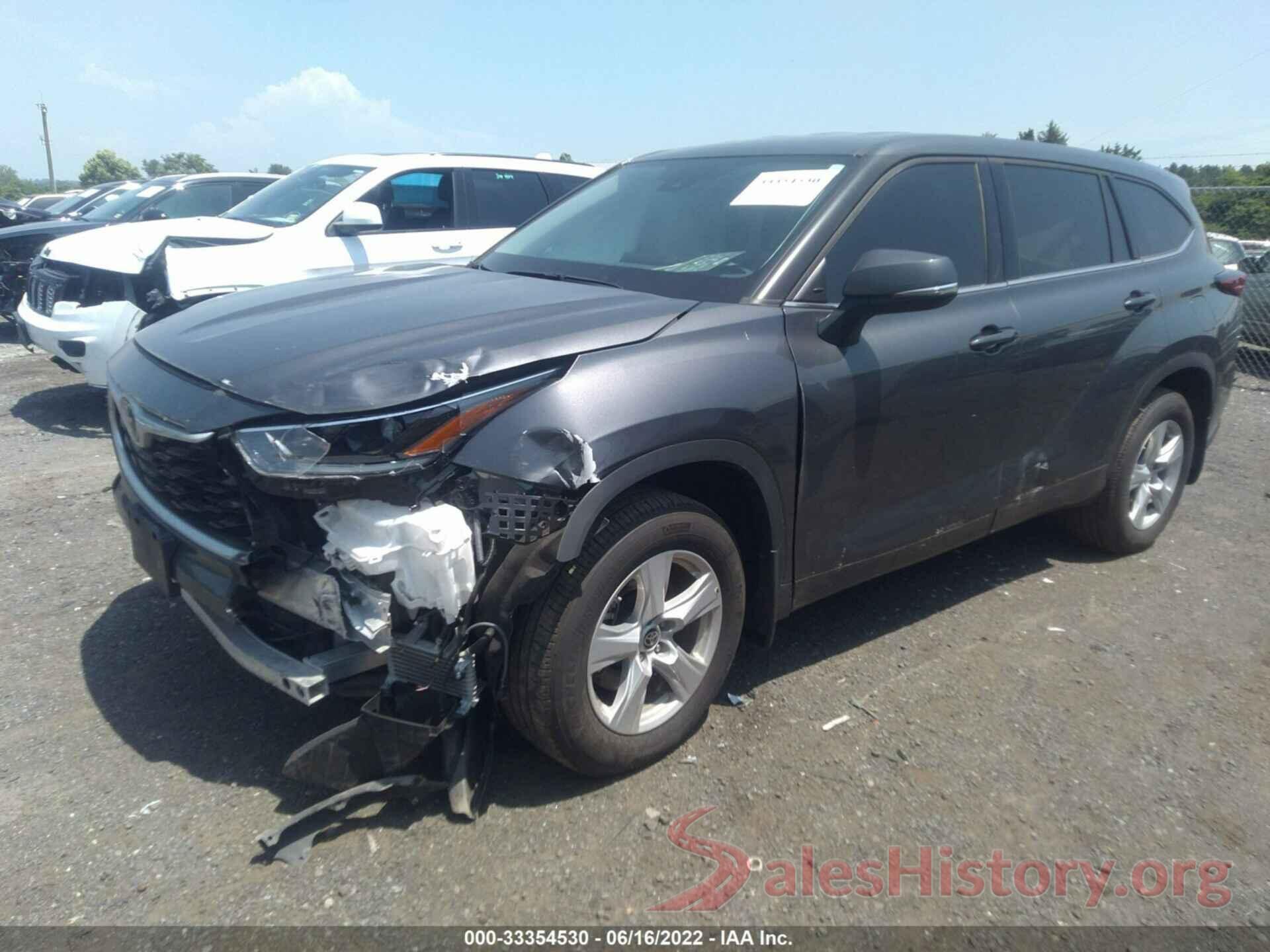 5TDBZRBH5MS542638 2021 TOYOTA HIGHLANDER