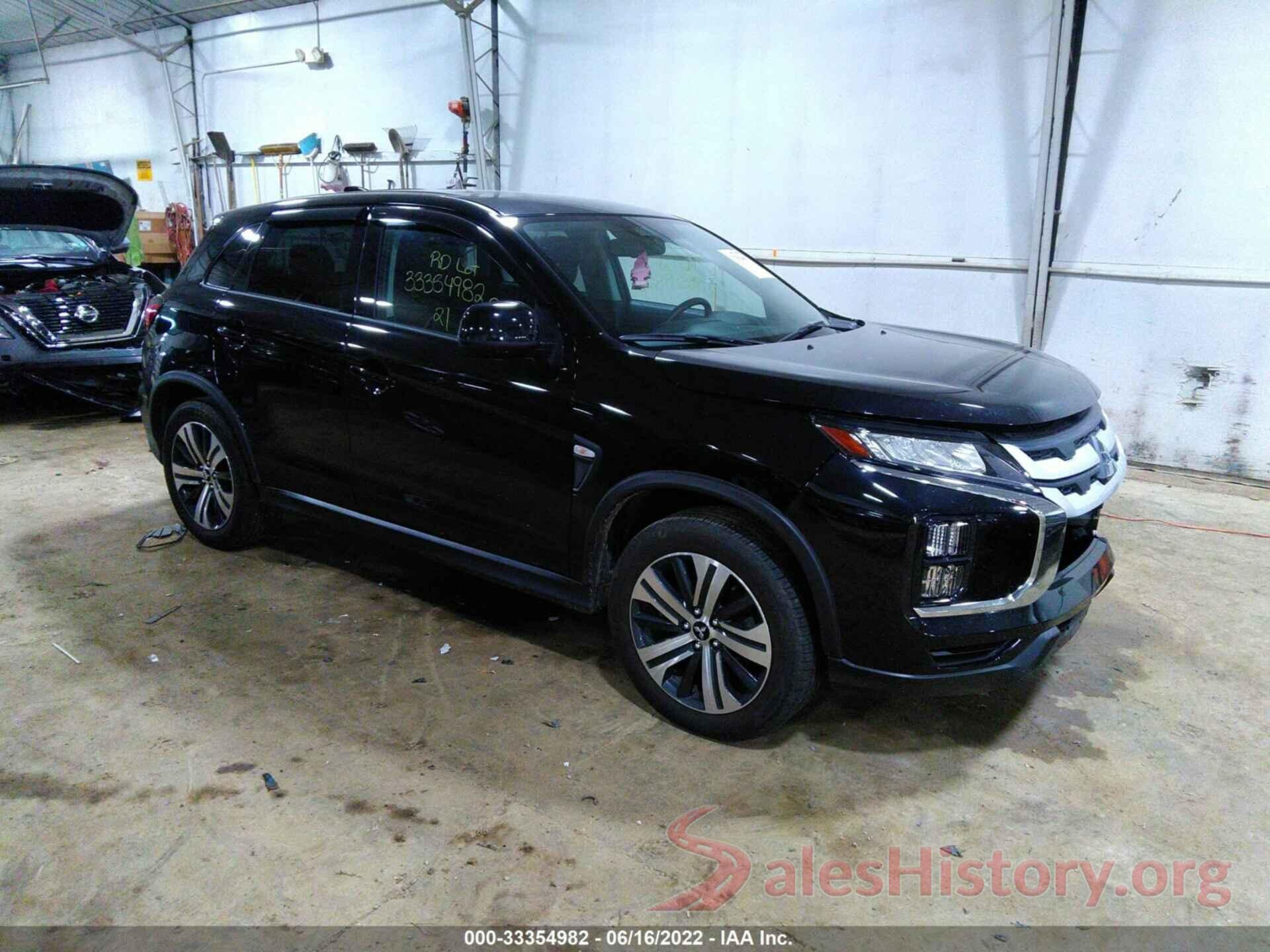 JA4ARUAU0MU031633 2021 MITSUBISHI OUTLANDER SPORT