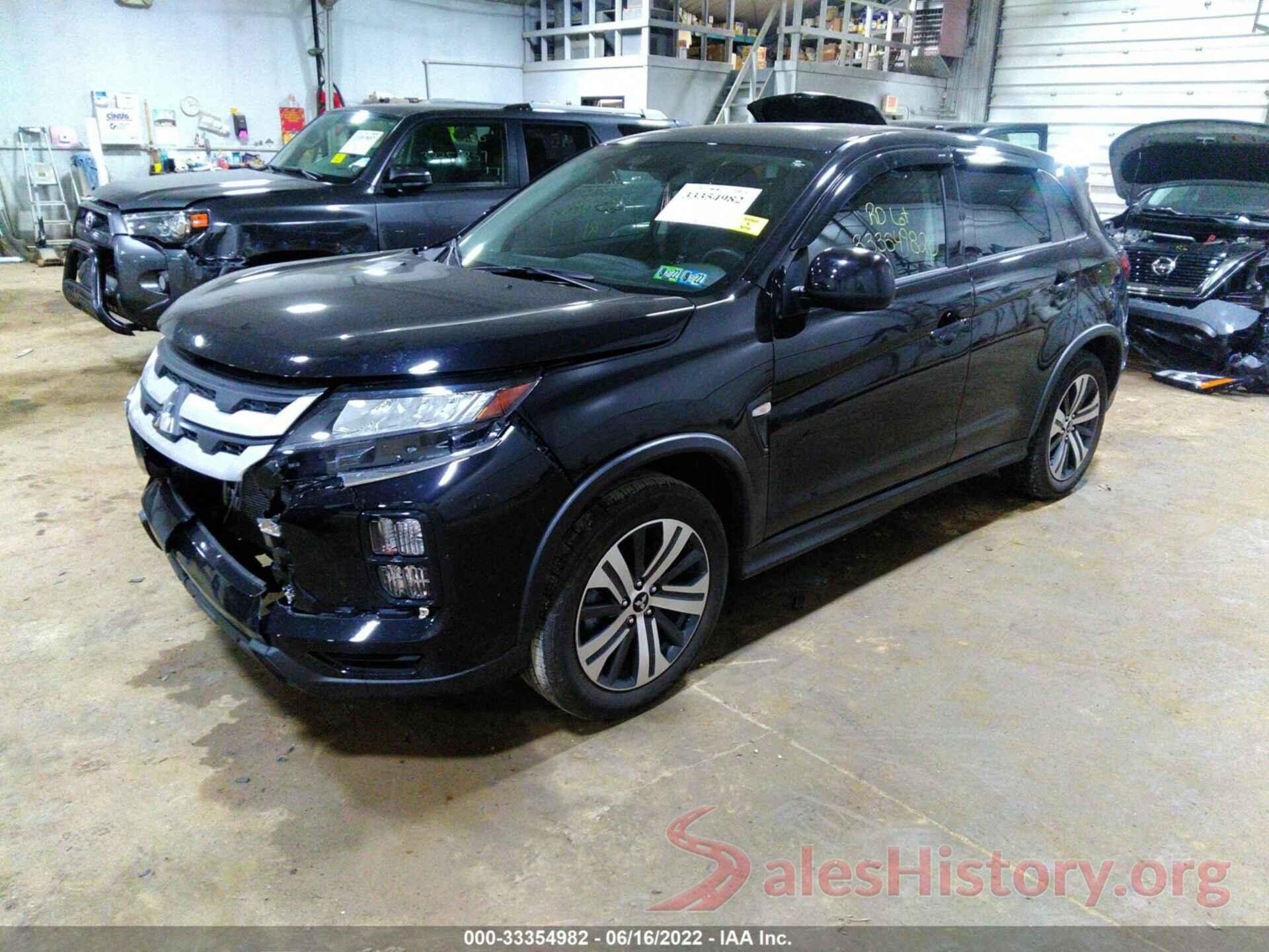 JA4ARUAU0MU031633 2021 MITSUBISHI OUTLANDER SPORT