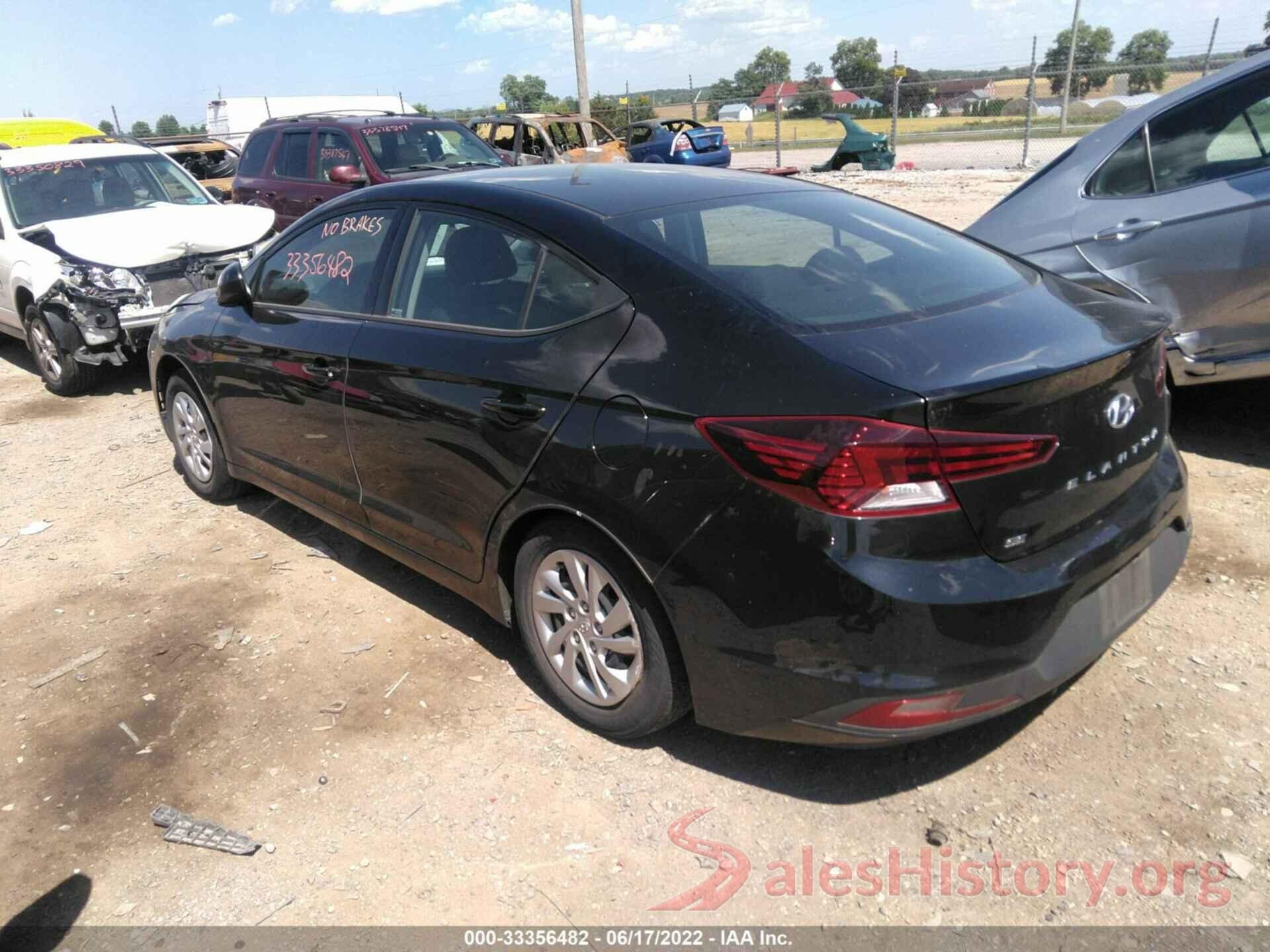 5NPD74LF8KH410958 2019 HYUNDAI ELANTRA