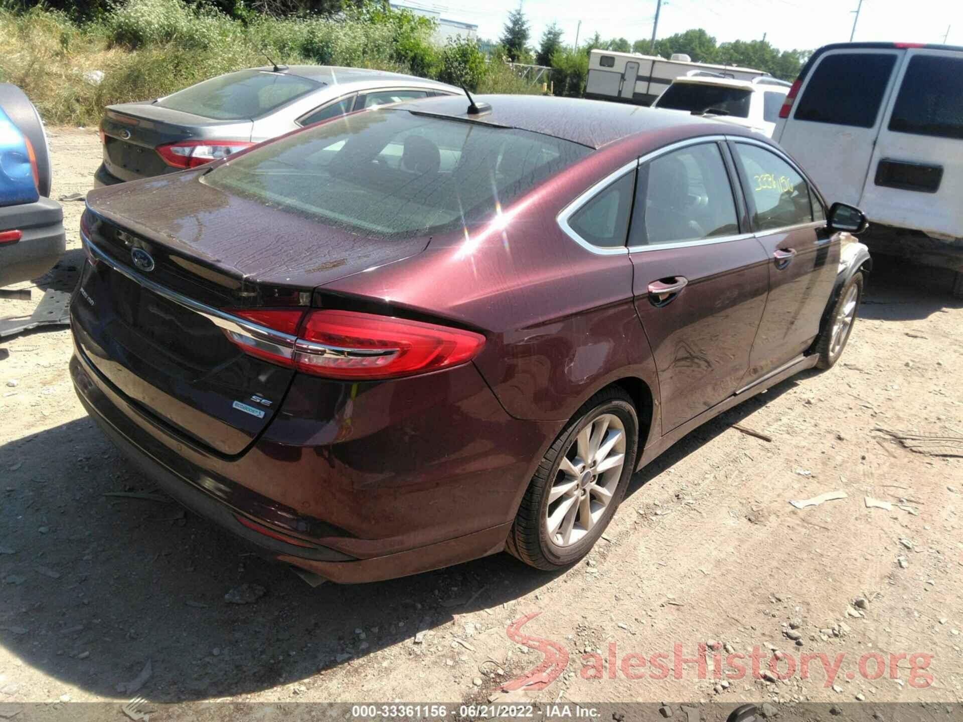 3FA6P0HD1HR104530 2017 FORD FUSION