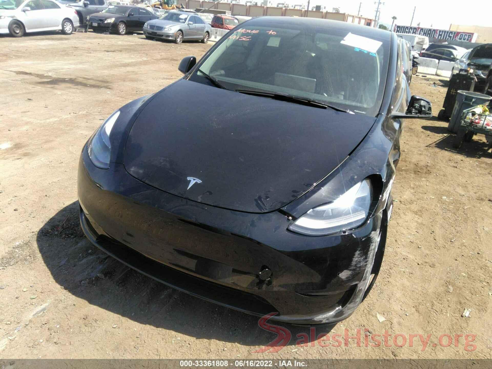 7SAYGDEF7NF414634 2022 TESLA MODEL Y