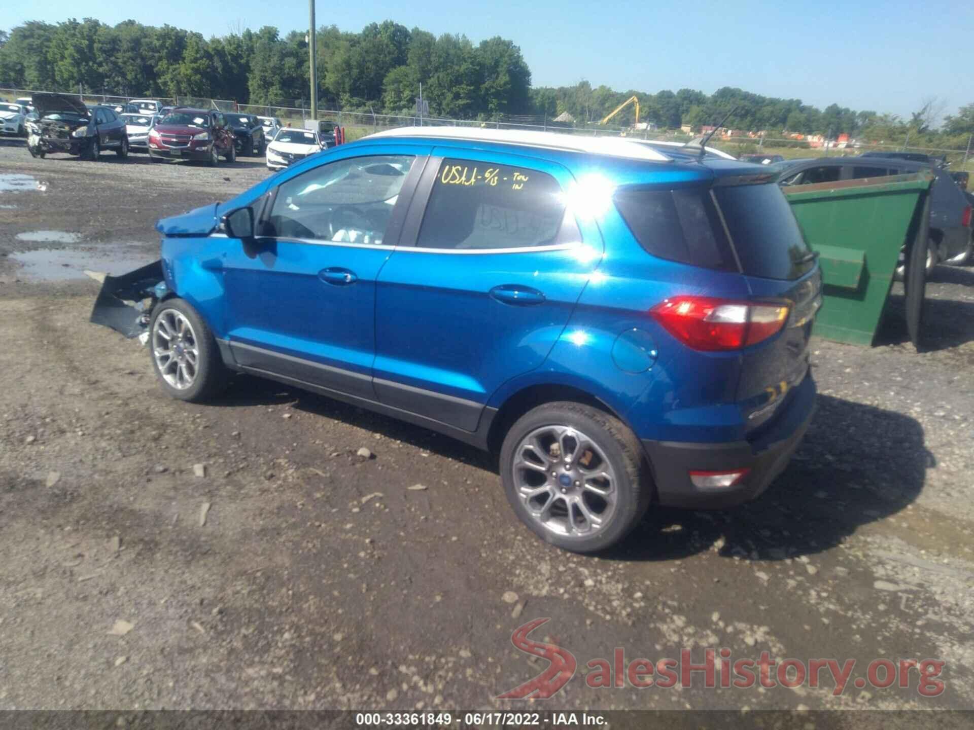 MAJ3S2KE8KC256681 2019 FORD ECOSPORT