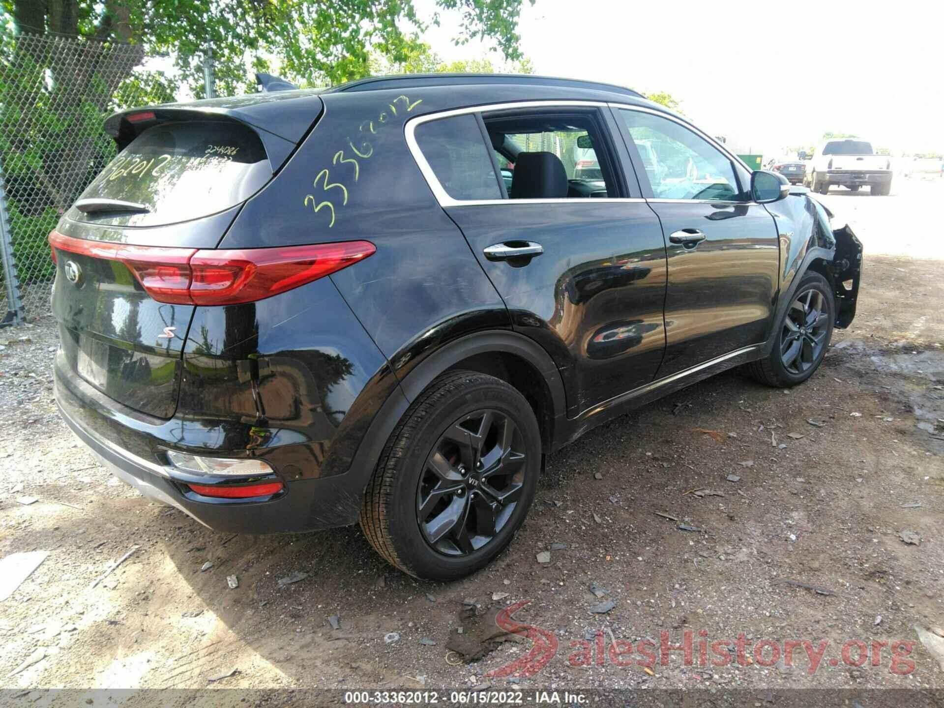 KNDP6CAC4L7838647 2020 KIA SPORTAGE