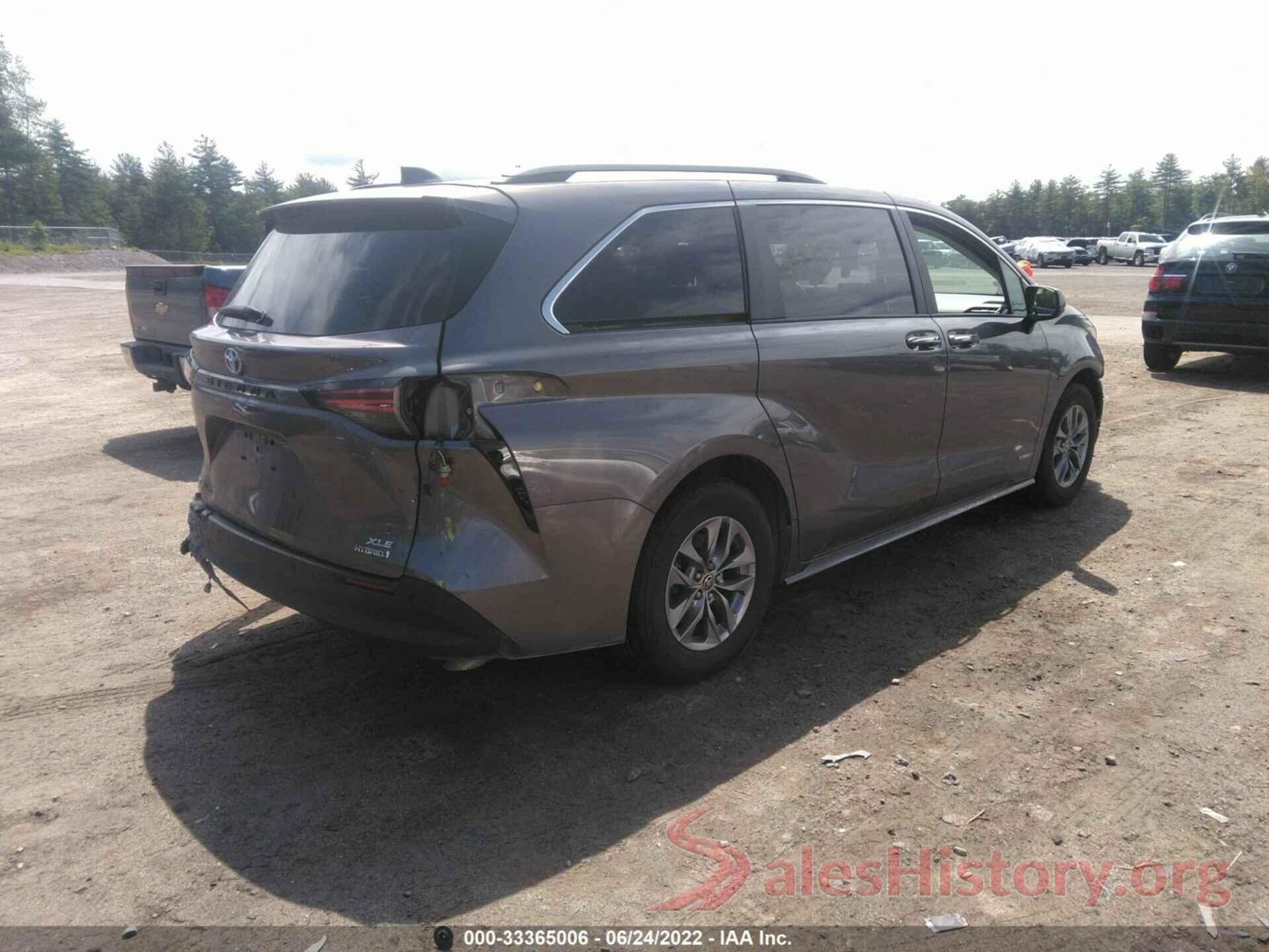 5TDJSKFC2MS004985 2021 TOYOTA SIENNA